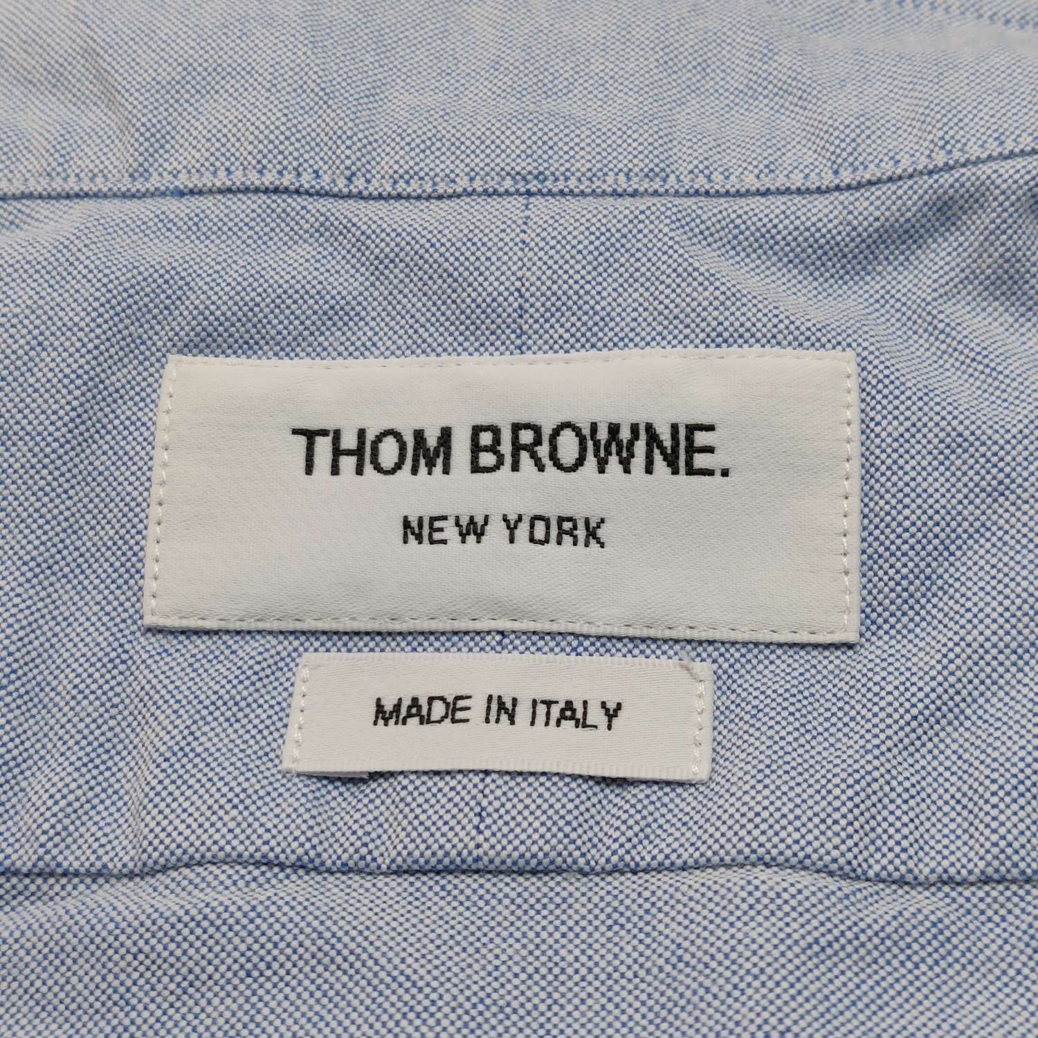 Thom Browne Thom Browne Cotton Spread Collar Shirt S Size US S / EU 44-46 / 1 - 13 Thumbnail