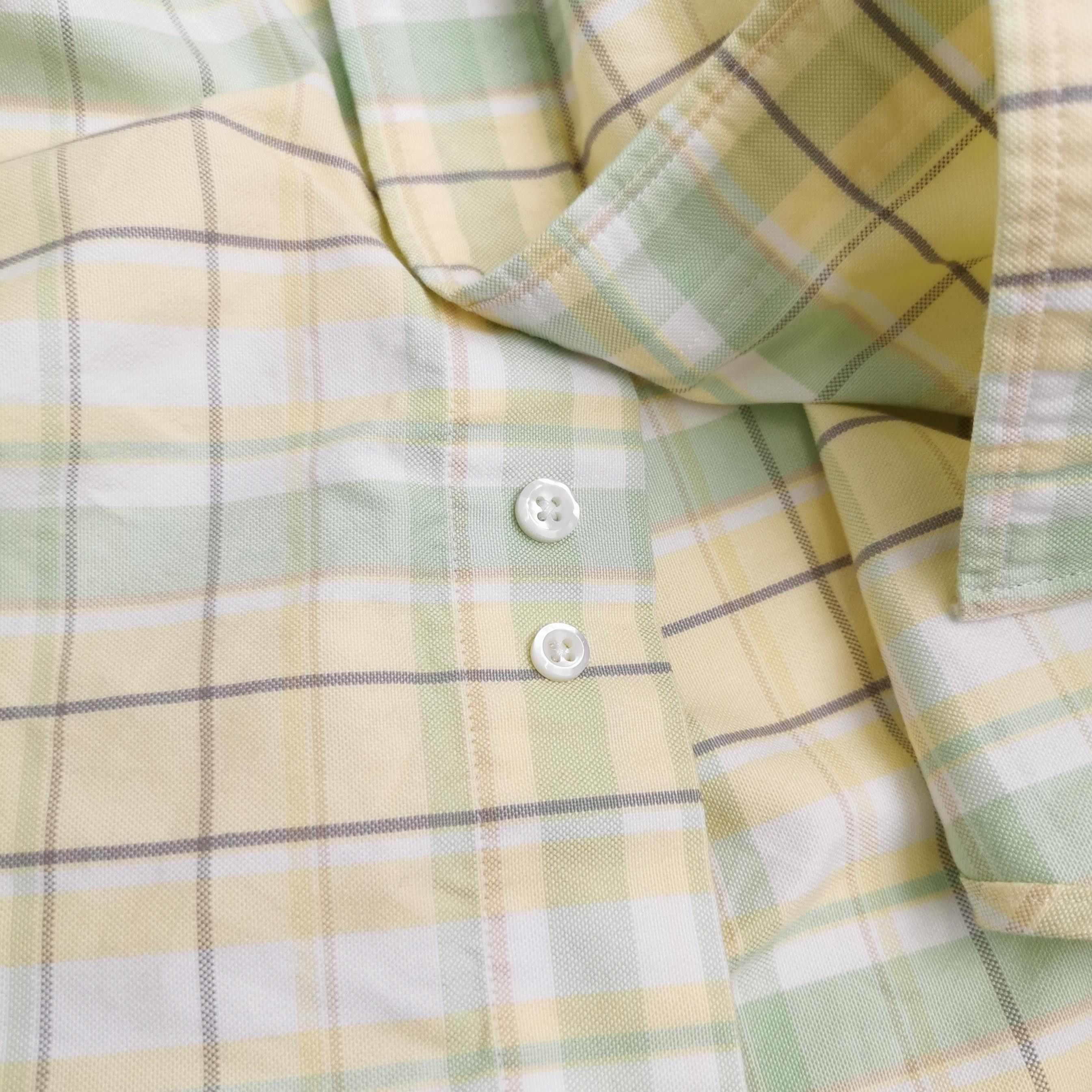 Thom Browne Thom Browne Check Long-Sleeve Cotton Shirt Size US XXL / EU 58 / 5 - 10 Thumbnail