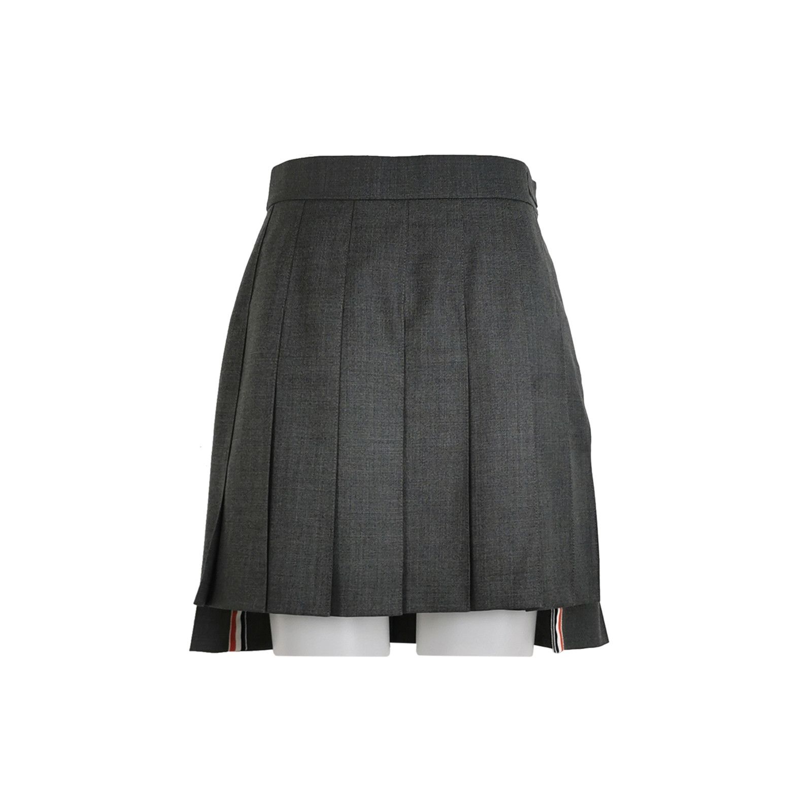 Thom Browne Thom Browne Gray Pleated Mini Skirt XS Size 26" / US 2 / IT 38 - 2 Thumbnail