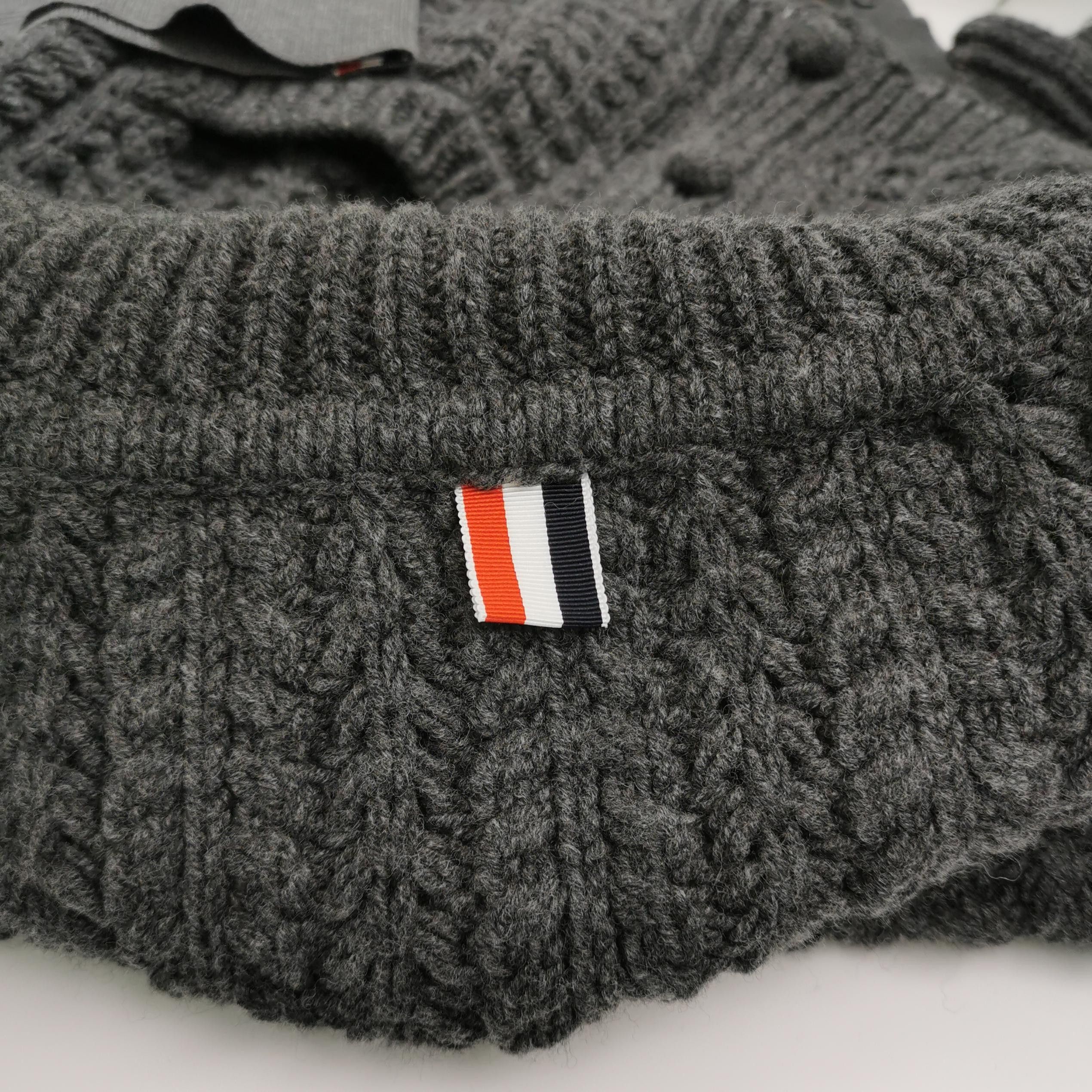 Thom Browne Thom Browne Wool Lapel Single-Breasted Long-Sleeve Coat Size L / US 10 / IT 46 - 5 Thumbnail