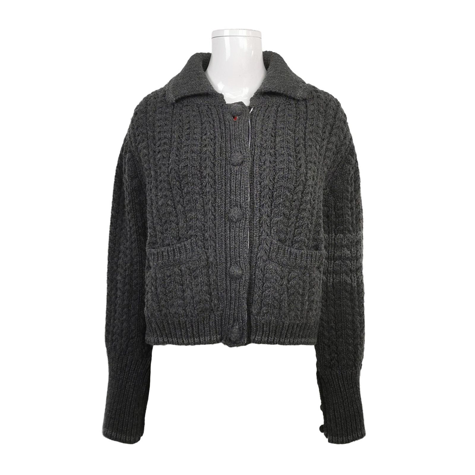 Thom Browne Thom Browne Wool Lapel Single-Breasted Long-Sleeve Coat Size L / US 10 / IT 46 - 2 Thumbnail