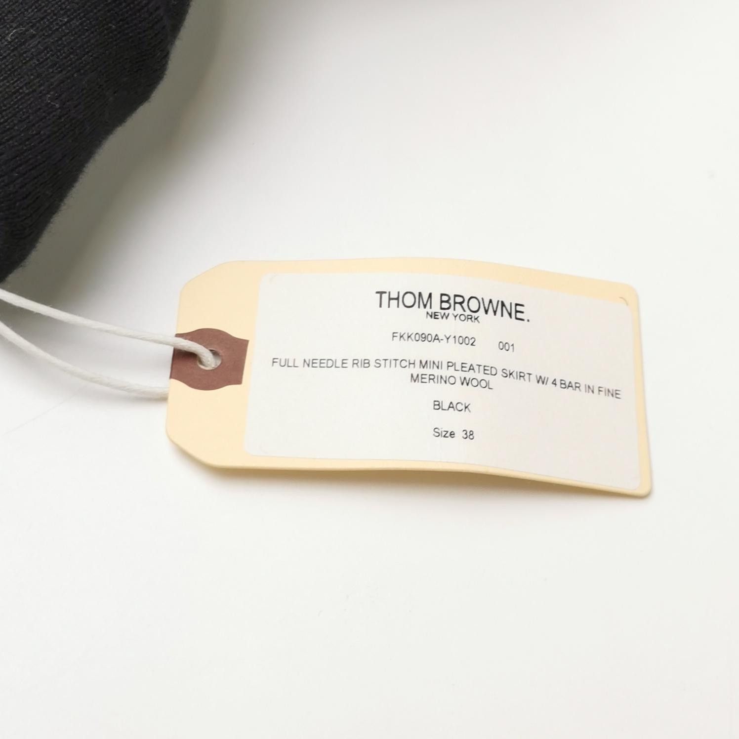 Thom Browne Thom Browne Black Pleated Skirt Size 26" / US 2 / IT 38 - 7 Thumbnail