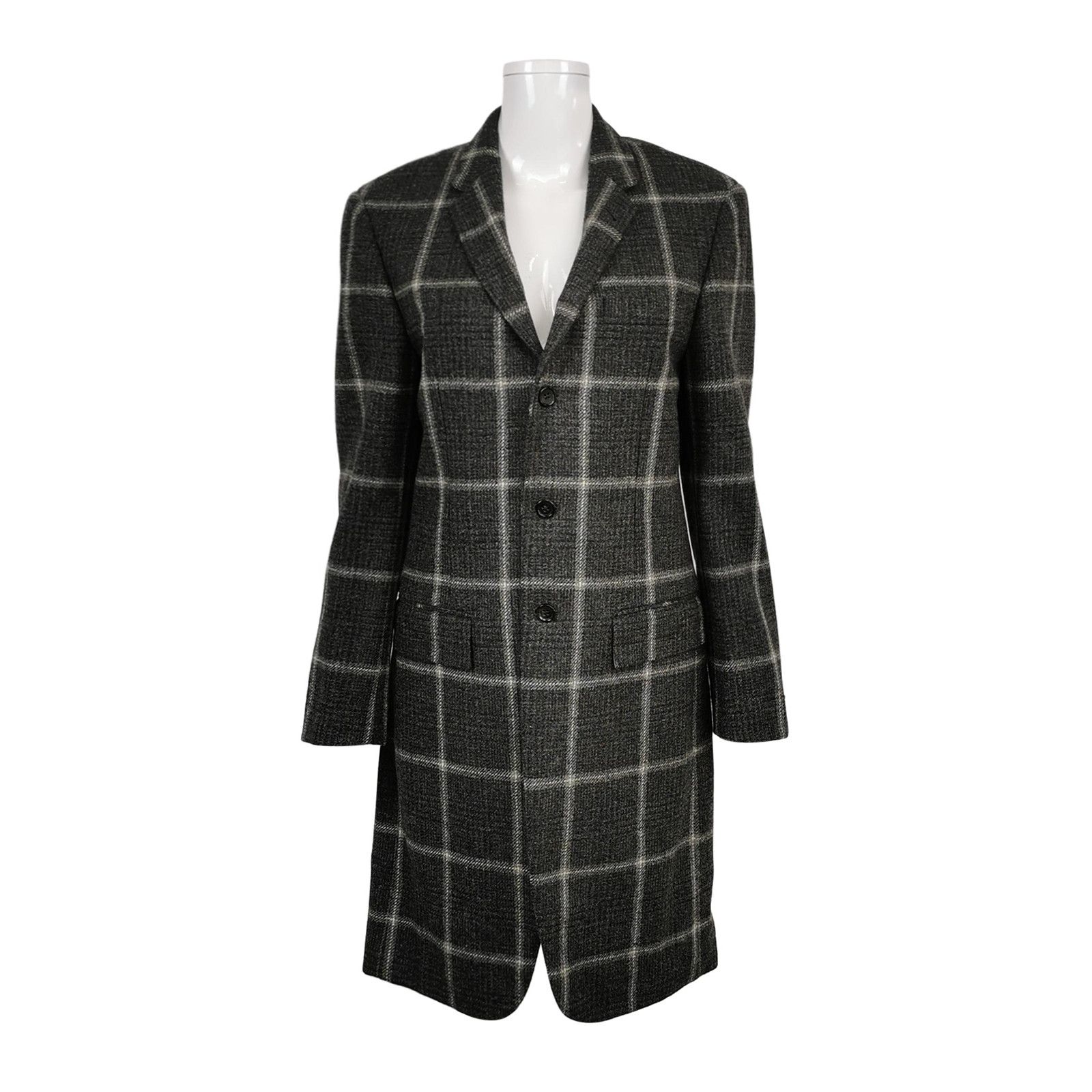 Thom Browne Thom Browne Wool Plaid Single-Breasted Coat L Size L / US 10 / IT 46 - 2 Thumbnail