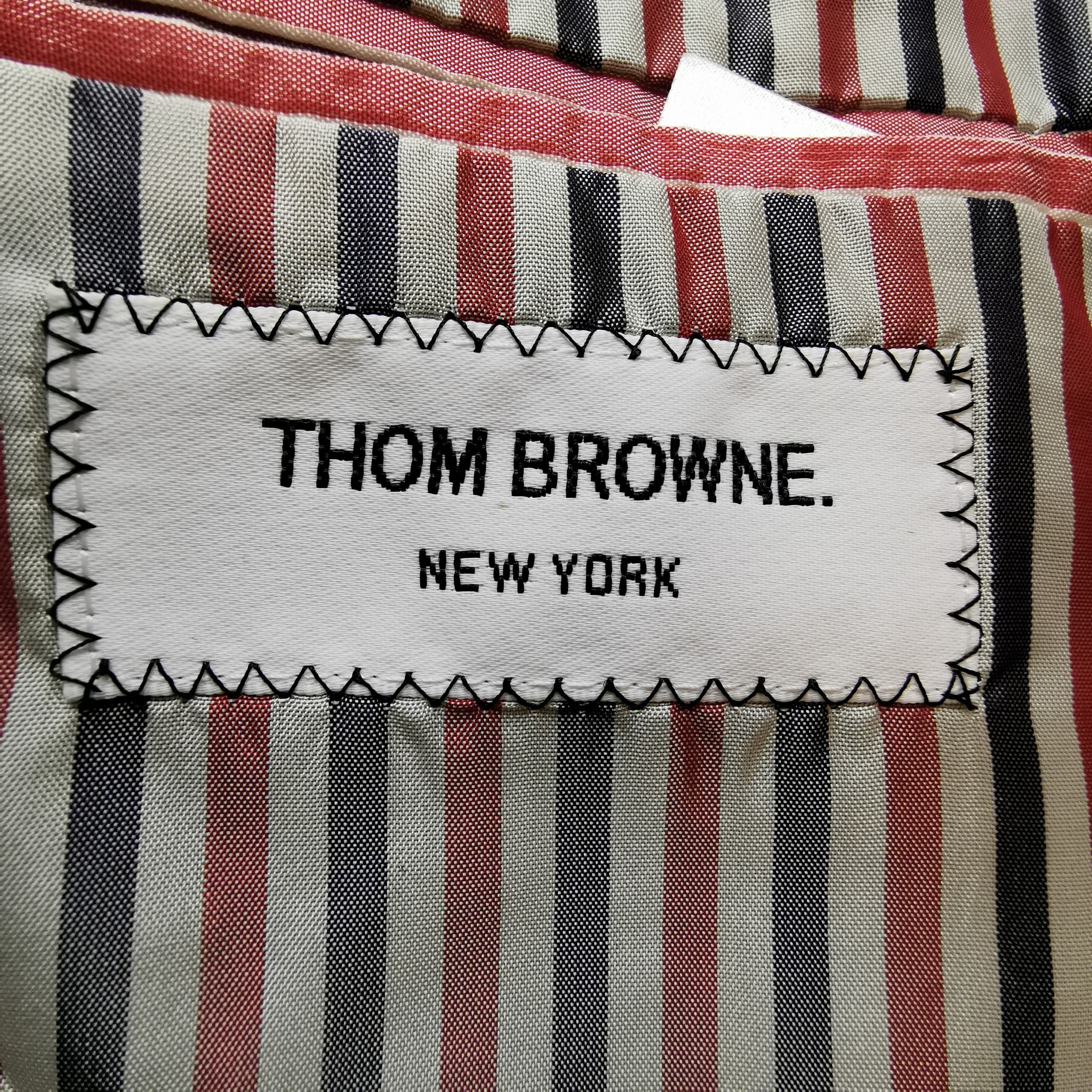 Thom Browne Thom Browne Wool Plaid Single-Breasted Coat L Size L / US 10 / IT 46 - 11 Thumbnail