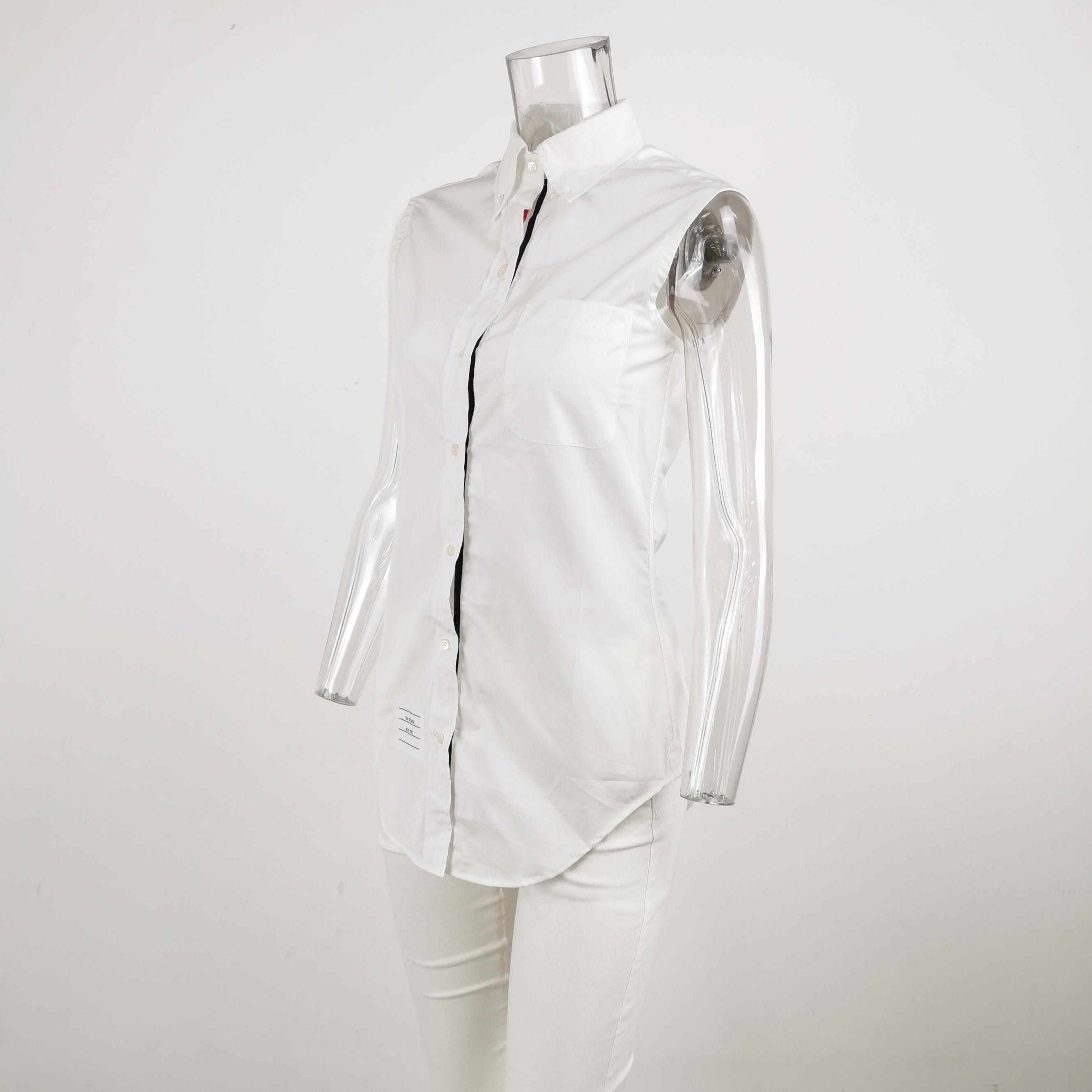 Thom Browne Thom Browne Sleeveless Cotton Shirt Dress S/38 Size XS / US 0-2 / IT 36-38 - 3 Thumbnail