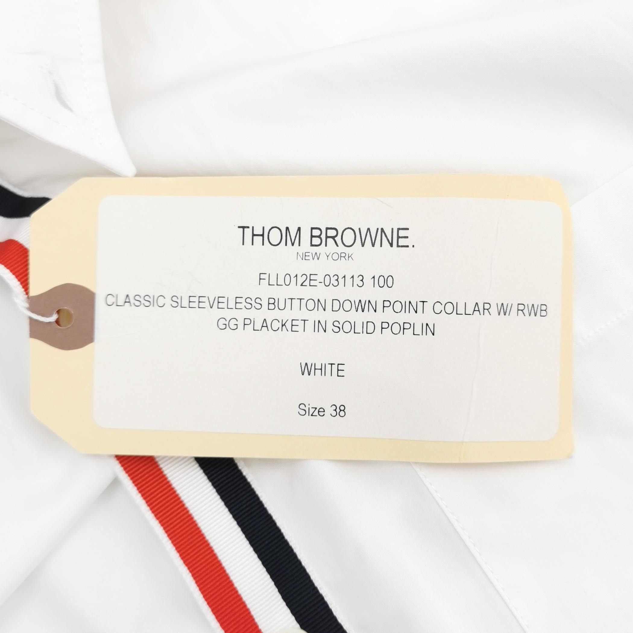 Thom Browne Thom Browne Sleeveless Cotton Shirt Dress S/38 Size XS / US 0-2 / IT 36-38 - 10 Thumbnail