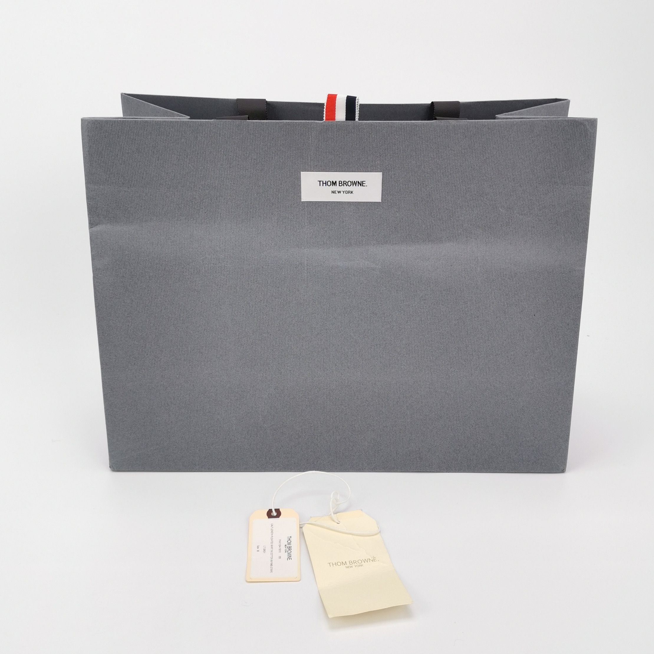 Thom Browne Thom Browne Gray Pleated Striped Cotton Skirt Size 38" / US 16 / IT 52 - 7 Thumbnail