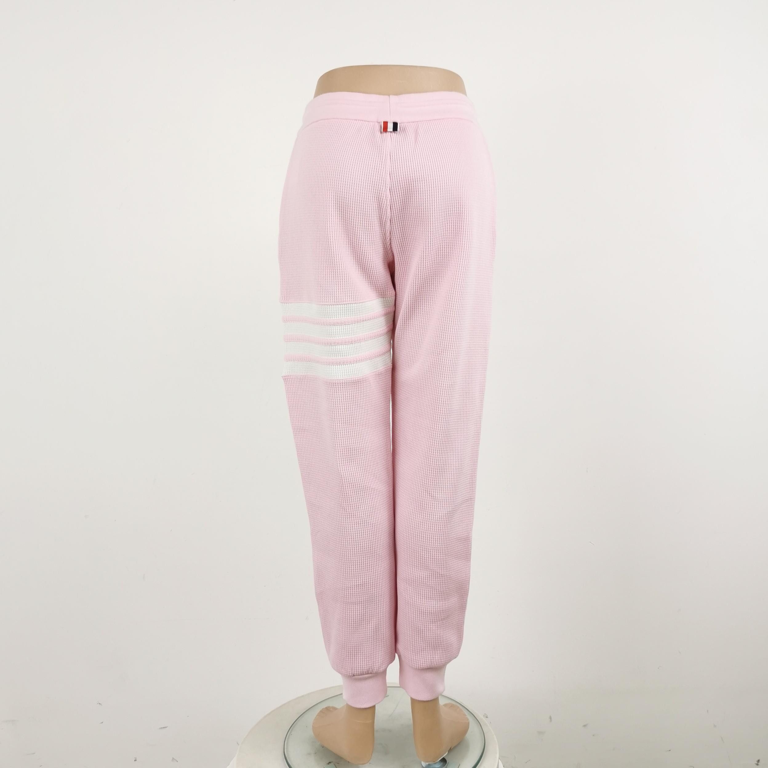 Thom Browne Thom Browne Pink Striped Cotton Sweatpants M Size 40" / US 18 - 6 Thumbnail