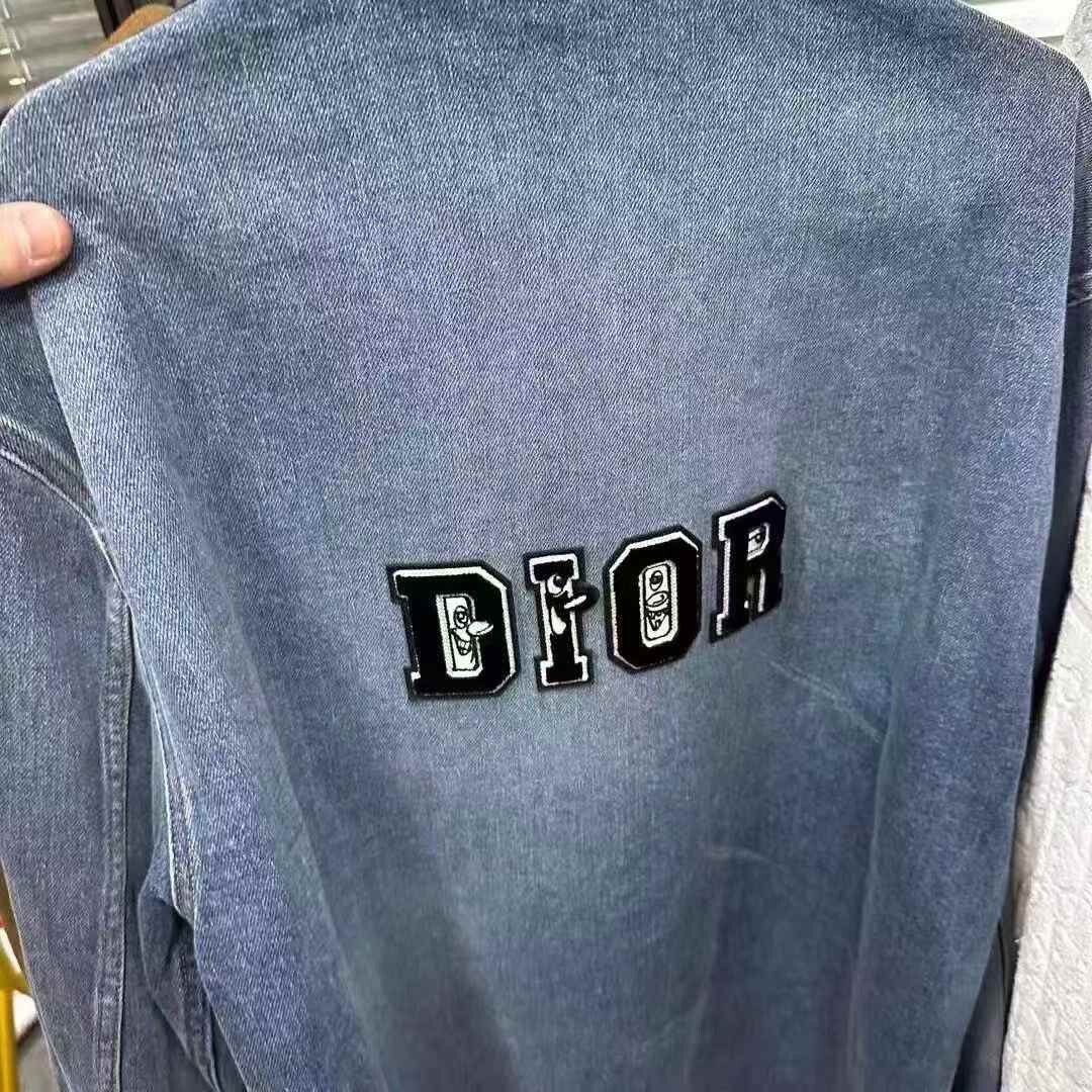 Dior New Dior Collaboration Denim Logo Jacket Size US S / EU 44-46 / 1 - 4 Thumbnail
