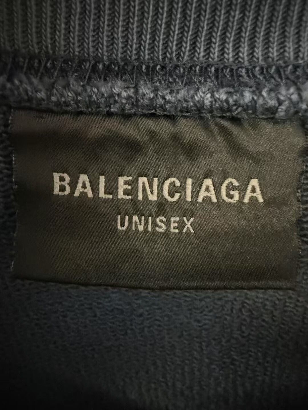 Balenciaga Balenciaga Blue Embroidered Logo Sweatshirt XS Size XS / US 0-2 / IT 36-38 - 3 Thumbnail