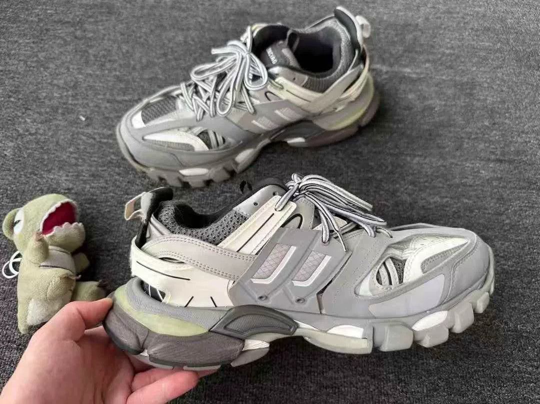 Balenciaga Balenciaga Track 42 Black Gray Size US 9 / EU 42 - 4 Thumbnail