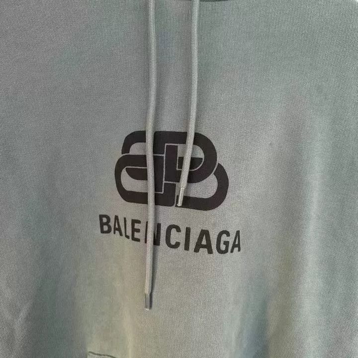 Balenciaga Balenciaga Haze Green Lock Buckle Hoodie Size US M / EU 48-50 / 2 - 2 Thumbnail