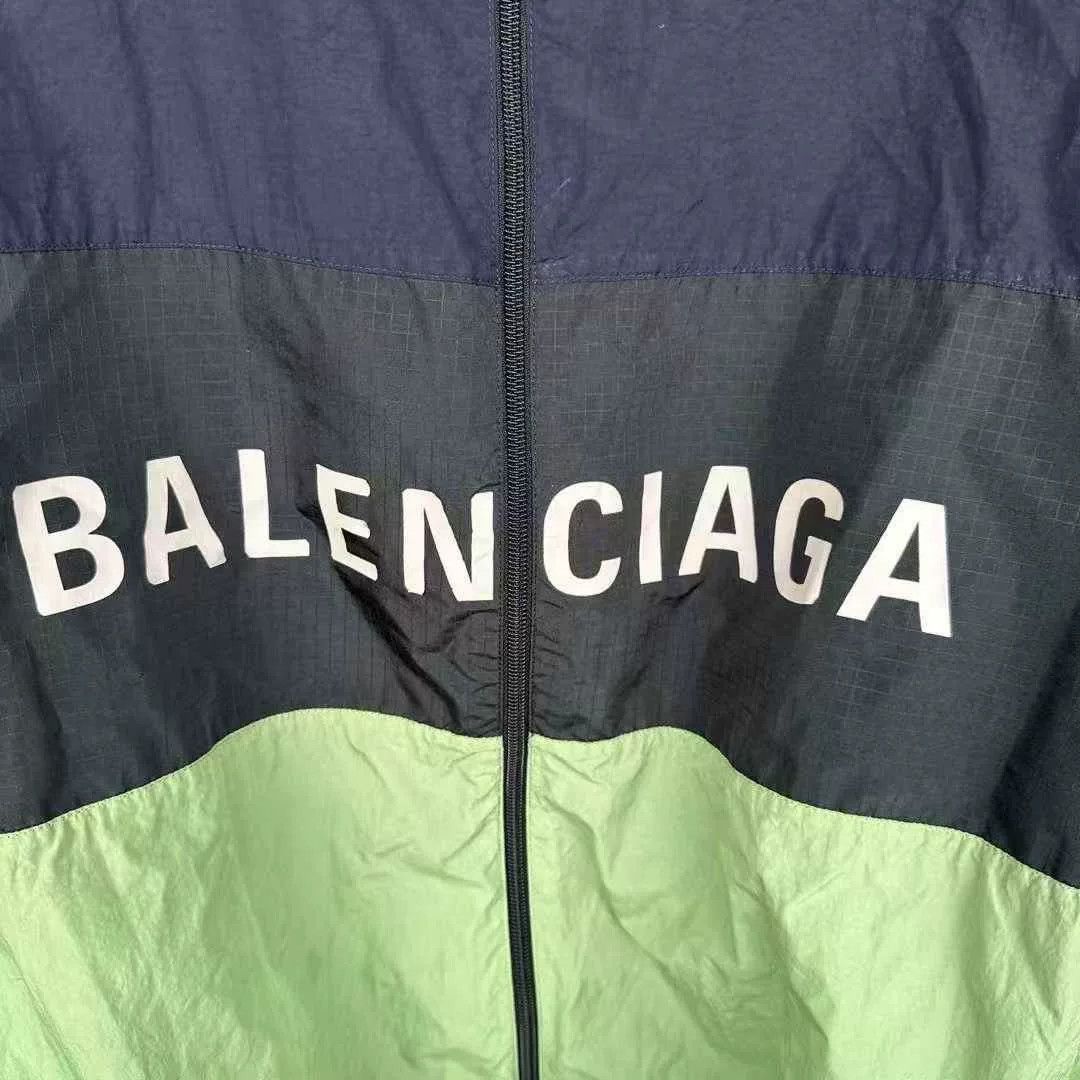 Balenciaga Balenciaga Black Green Windbreaker Size S / US 4 / IT 40 - 3 Thumbnail