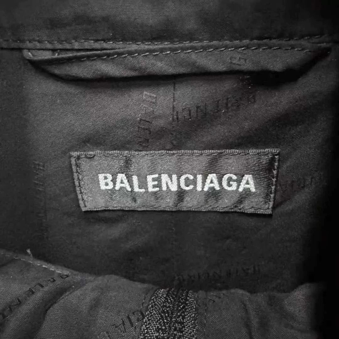 Balenciaga Balenciaga Black White Paneled Windbreaker Size US M / EU 48-50 / 2 - 2 Thumbnail