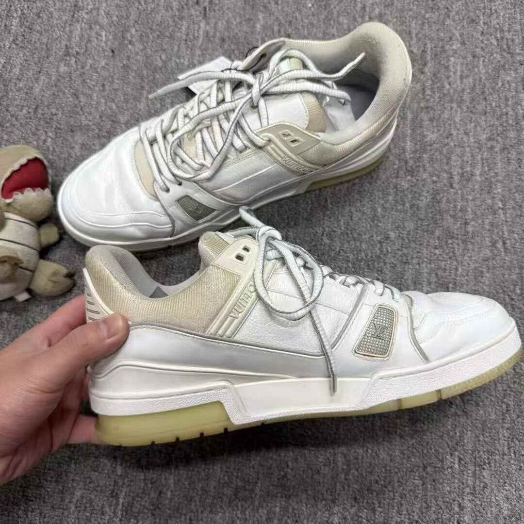 Louis Vuitton Louis Vuitton White Trainer Size 42 Size US 9 / EU 42 - 3 Thumbnail