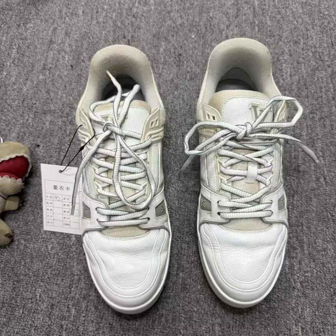 Louis Vuitton Louis Vuitton White Trainer Size 42 Size US 9 / EU 42 - 4 Thumbnail