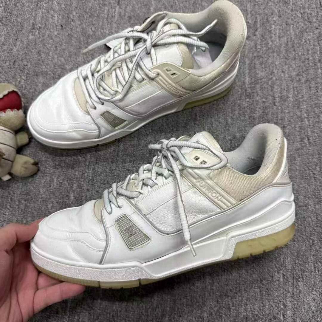 Louis Vuitton Louis Vuitton White Trainer Size 42 Size US 9 / EU 42 - 2 Thumbnail
