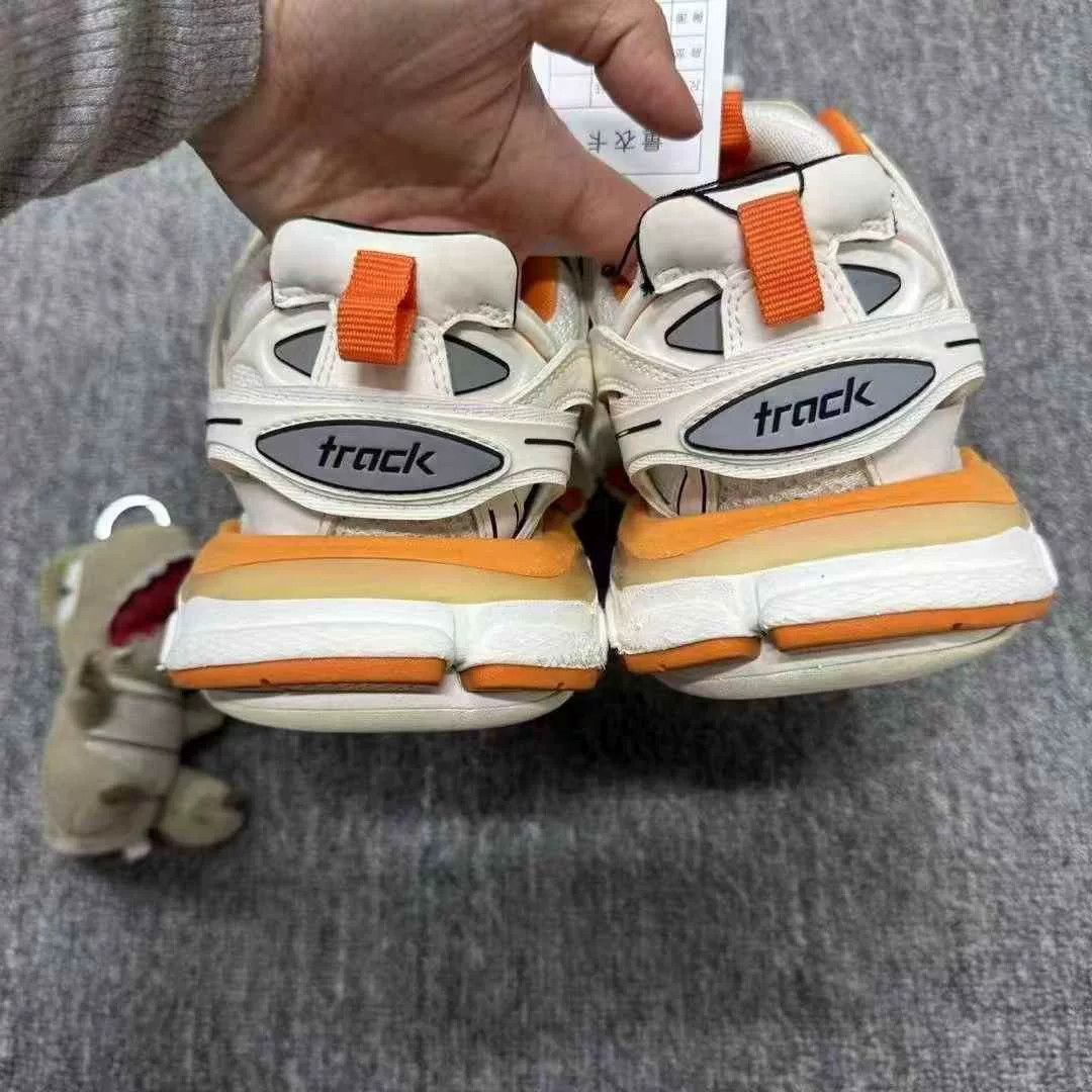 Balenciaga Balenciaga Track White Orange Sneakers Size US 6 / IT 36 - 5 Thumbnail