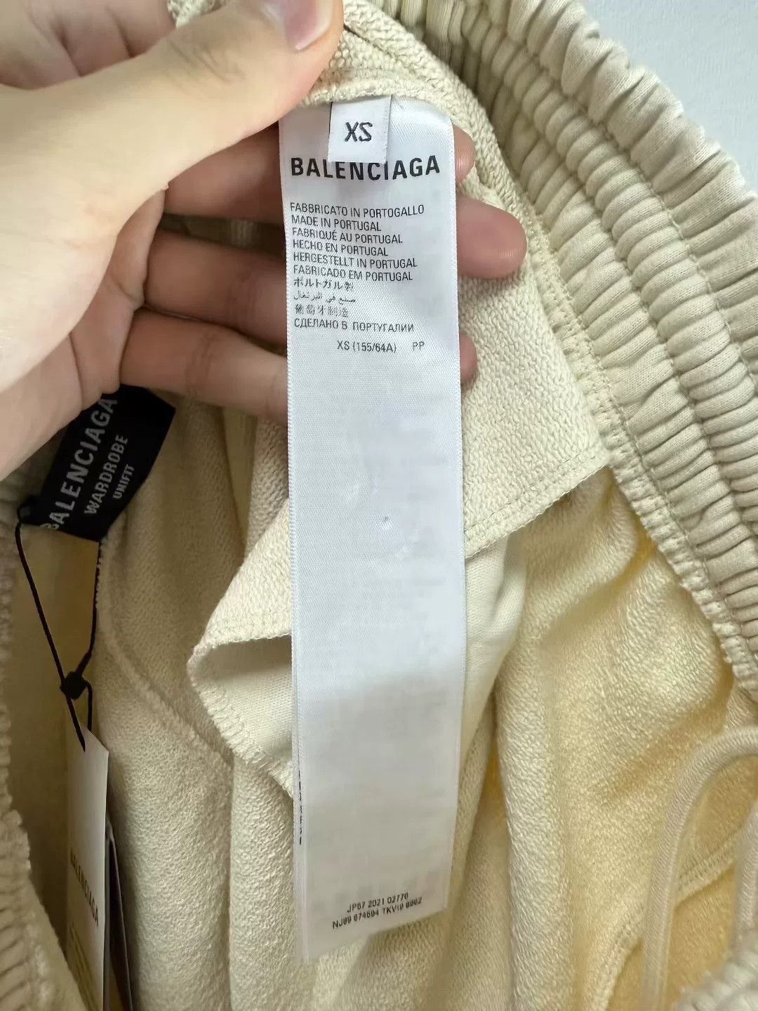 Balenciaga Balenciaga Beige Embroidered Cola Pants XS Size 26" / US 2 / IT 38 - 4 Thumbnail