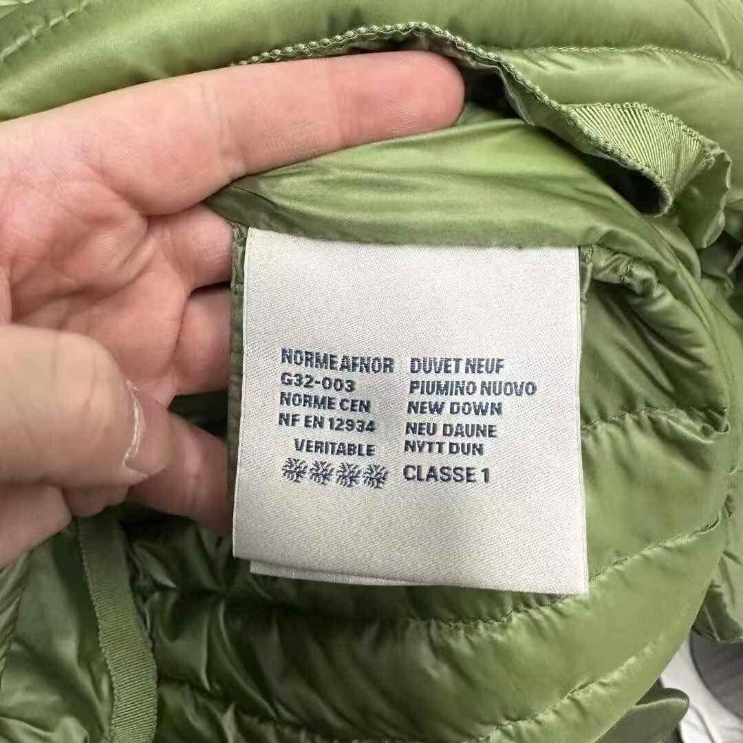 Moncler Moncler Green Logo Hem Down Jacket Size L / US 10 / IT 46 - 4 Thumbnail