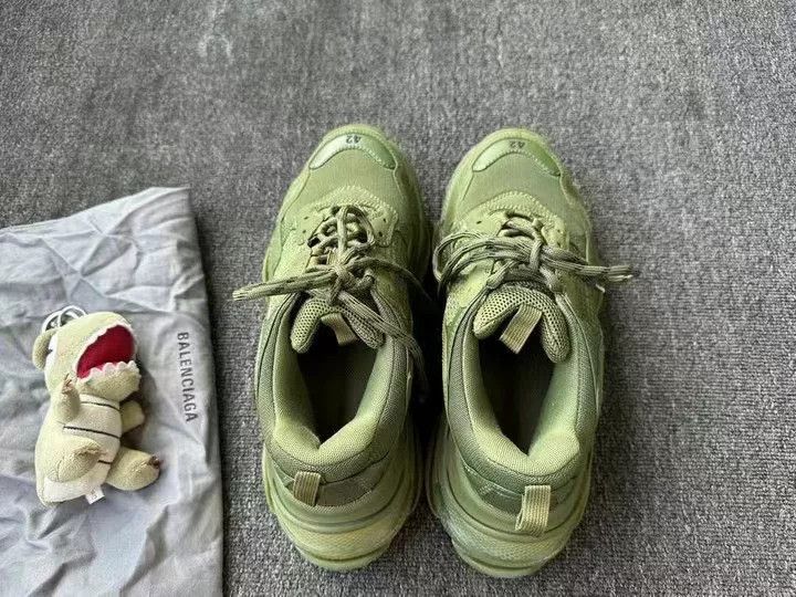 Balenciaga Balenciaga Triple S Army Green Size 42 Size US 9 / EU 42 - 6 Thumbnail