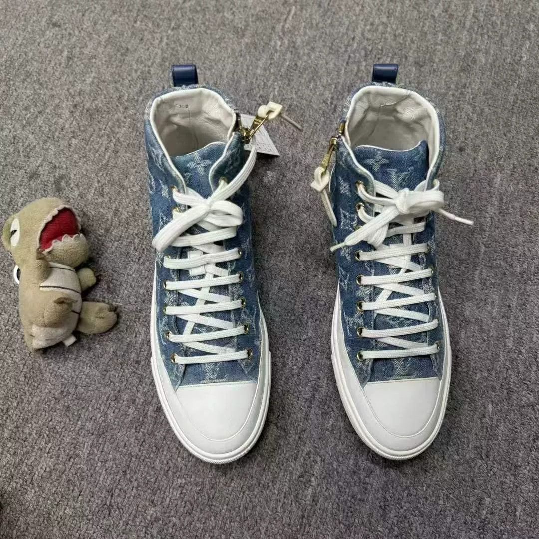Louis Vuitton Louis Vuitton Monogram Denim Sneakers Size US 6 / EU 39 - 4 Thumbnail