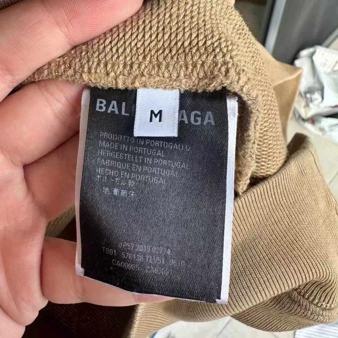 Balenciaga Balenciaga Khaki Wheat Ear Hoodie Size US M / EU 48-50 / 2 - 4 Thumbnail