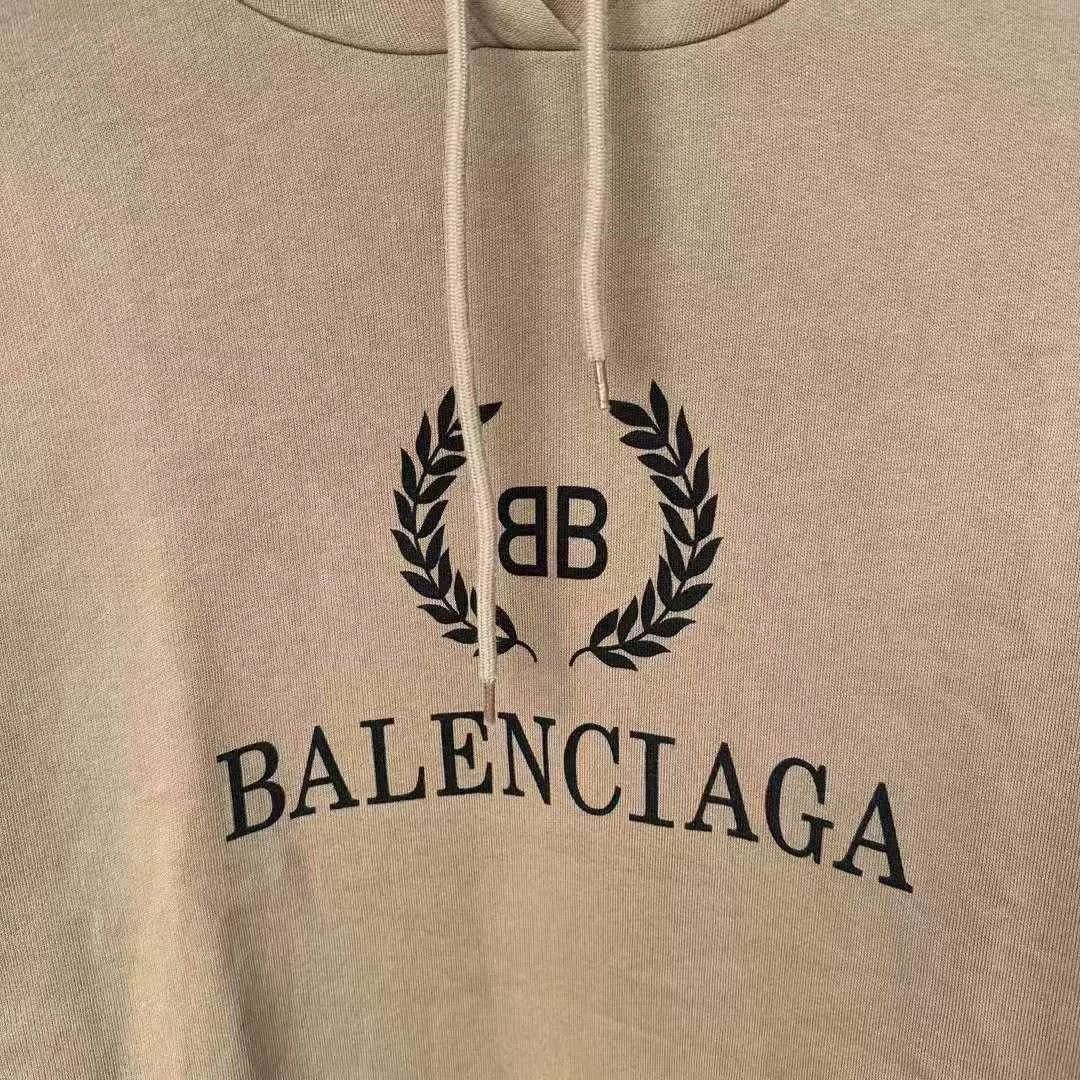Balenciaga Balenciaga Khaki Wheat Ear Hoodie Size US M / EU 48-50 / 2 - 3 Thumbnail