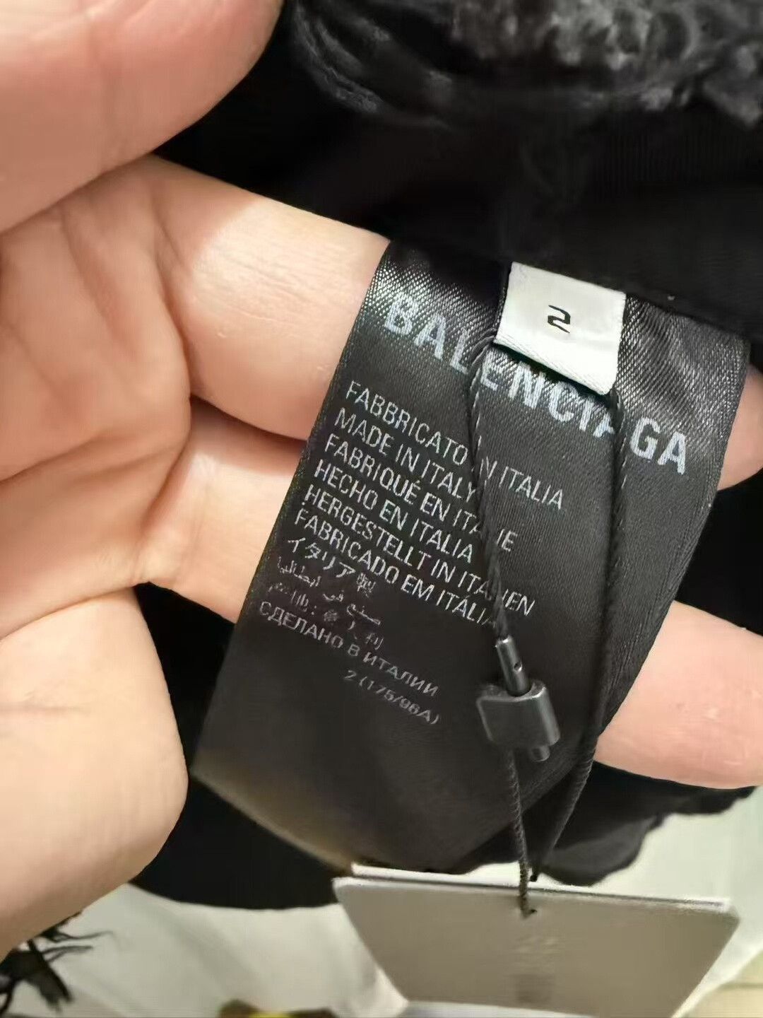 Balenciaga Balenciaga Black Gray Plaid Logo Fringe Distressed Coat Size M / US 6-8 / IT 42-44 - 5 Thumbnail