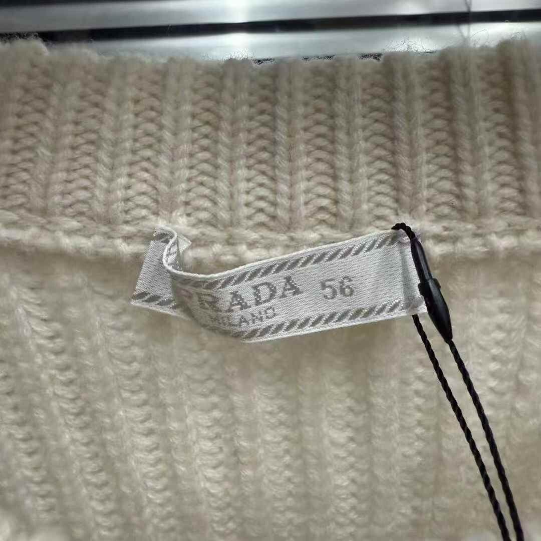 Prada Prada Slogan Cashmere Sweater Size US XL / EU 56 / 4 - 2 Thumbnail