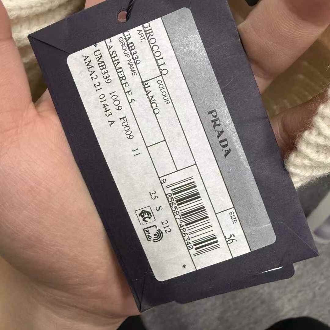 Prada Prada Slogan Cashmere Sweater Size US XL / EU 56 / 4 - 4 Thumbnail