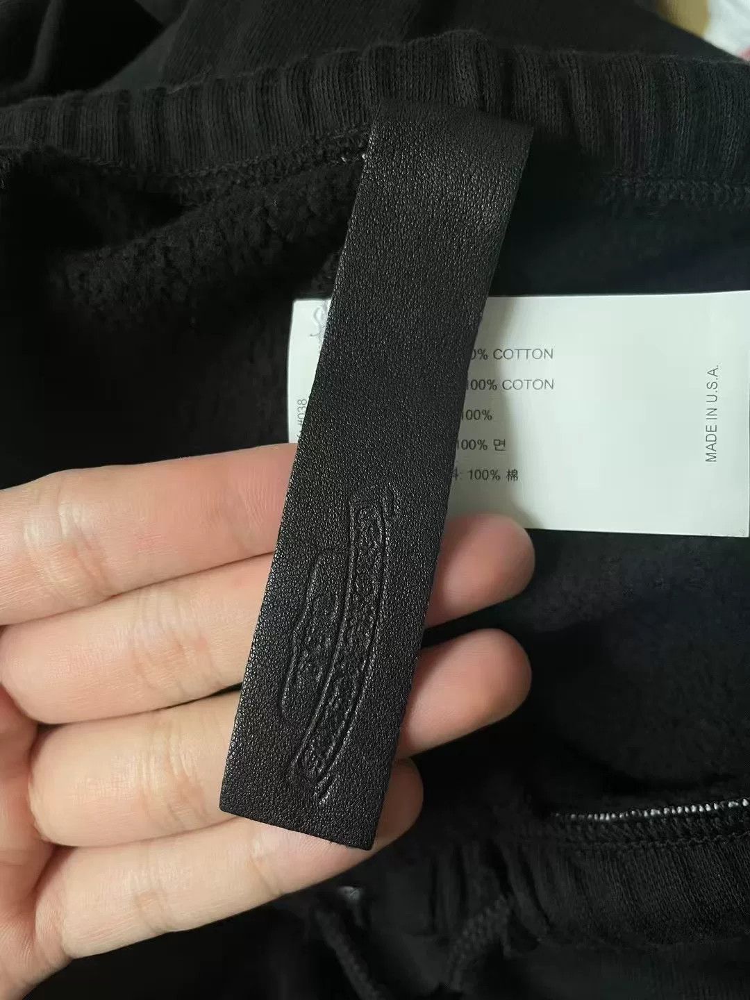 Chrome Hearts Chrome Hearts Black Embroidered Cross Sweatpants Size US 26 / EU 42 - 5 Thumbnail