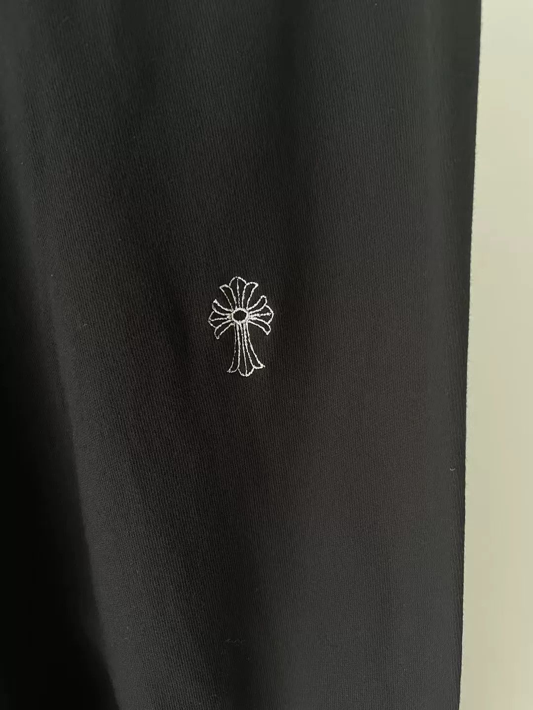 Chrome Hearts Chrome Hearts Black Embroidered Cross Sweatpants Size US 26 / EU 42 - 4 Thumbnail