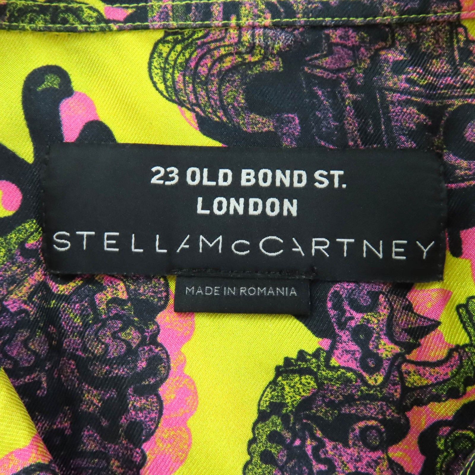 Stella McCartney Stella Mccartney Stella McCartney 23 Old Bond Street Sweatshirt Silk Short Sleeve Shirt Textile Tops DUTY FREE for USA Size ONE SIZE - 7 Thumbnail