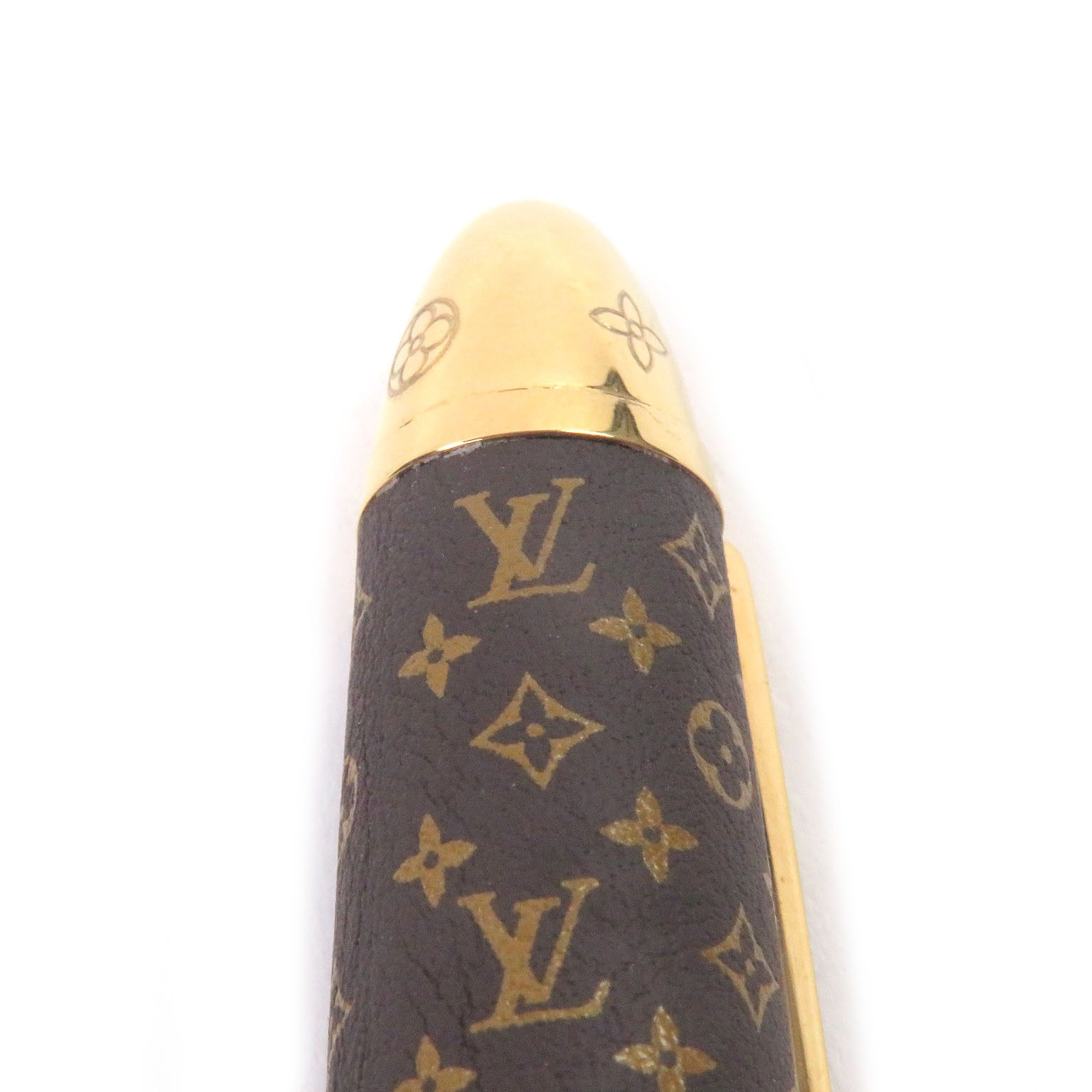 Louis Vuitton Louis Vuitton Louis Vuitton Monogram Leather Ballpoint Pen Textile Pen DUTY FREE for USA Size ONE SIZE - 6 Thumbnail