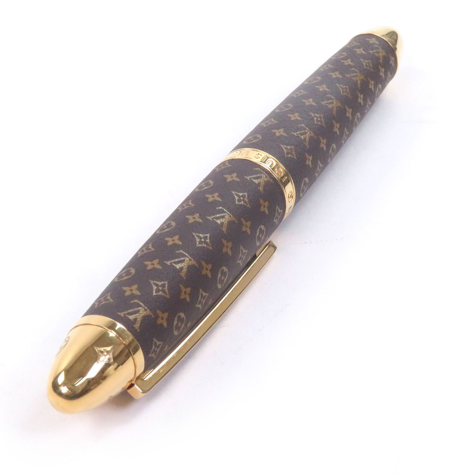 Louis Vuitton Louis Vuitton Louis Vuitton Monogram Leather Ballpoint Pen Textile Pen DUTY FREE for USA Size ONE SIZE - 3 Thumbnail