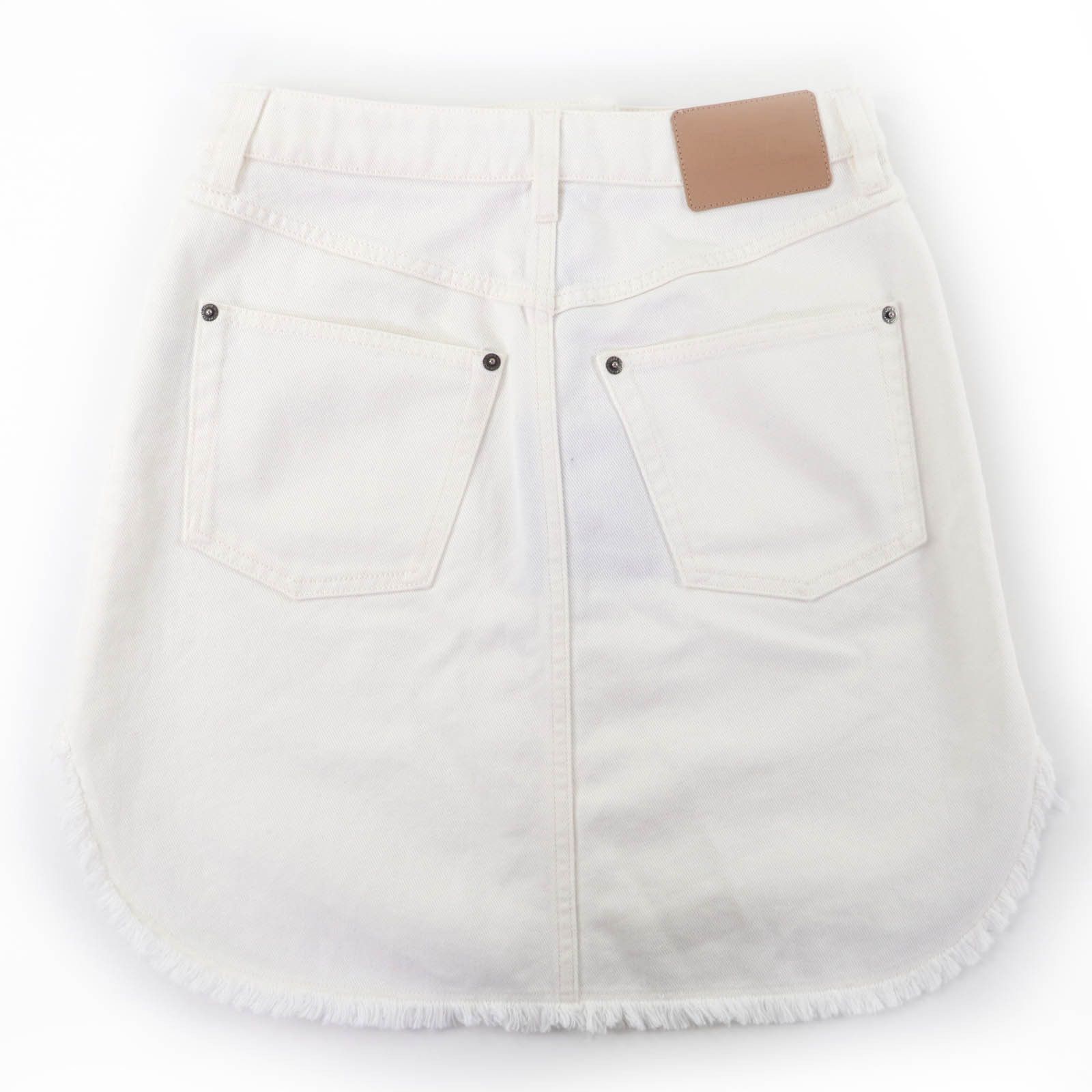 Louis Vuitton Louis Vuitton Louis Vuitton Cotton Denim Skirt Textile Skirts DUTY FREE for USA Size ONE SIZE - 3 Thumbnail