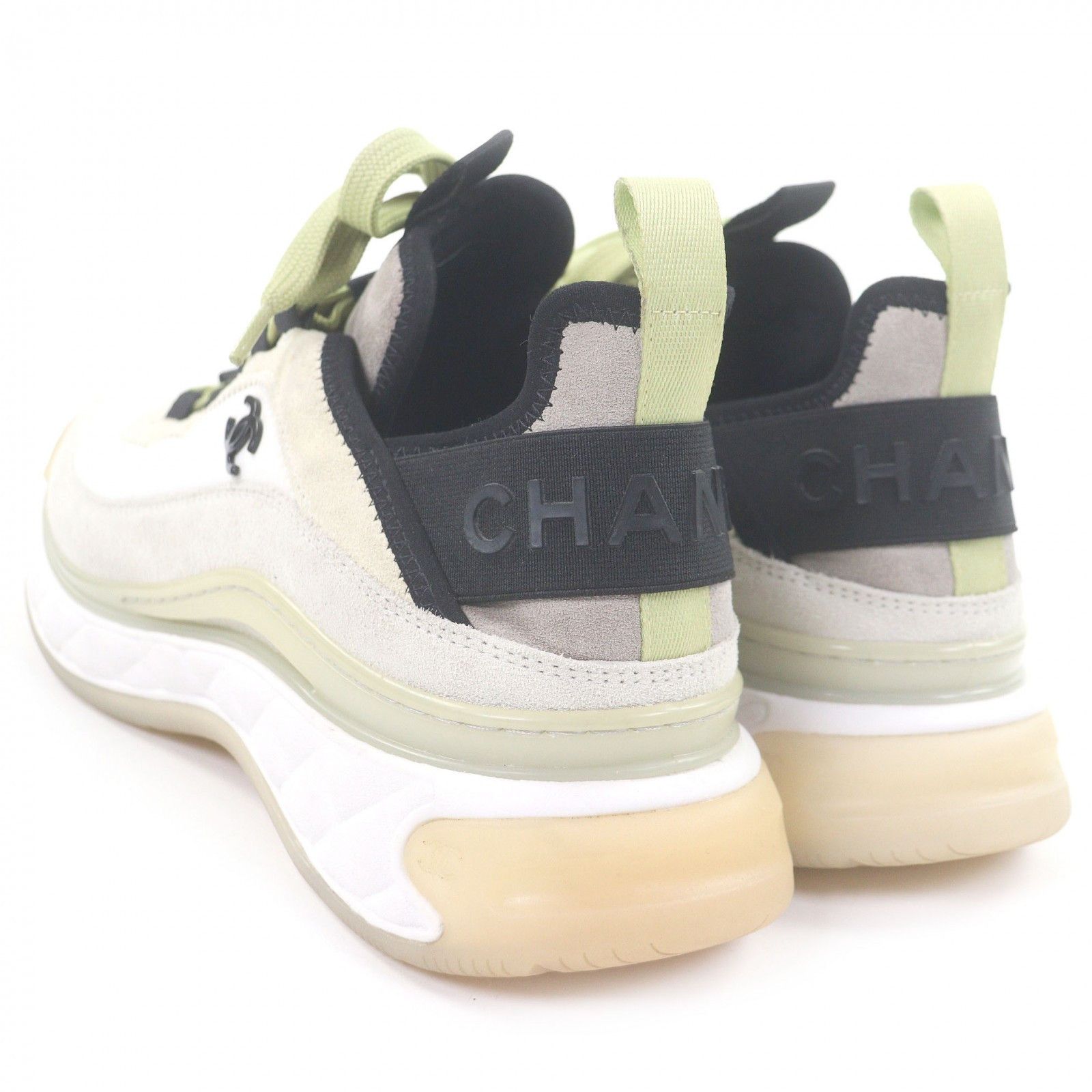 Chanel Chanel CHANEL COCO Mark Suede Sneakers Leather Shoes G35617 DUTY FREE for USA Size ONE SIZE - 6 Thumbnail