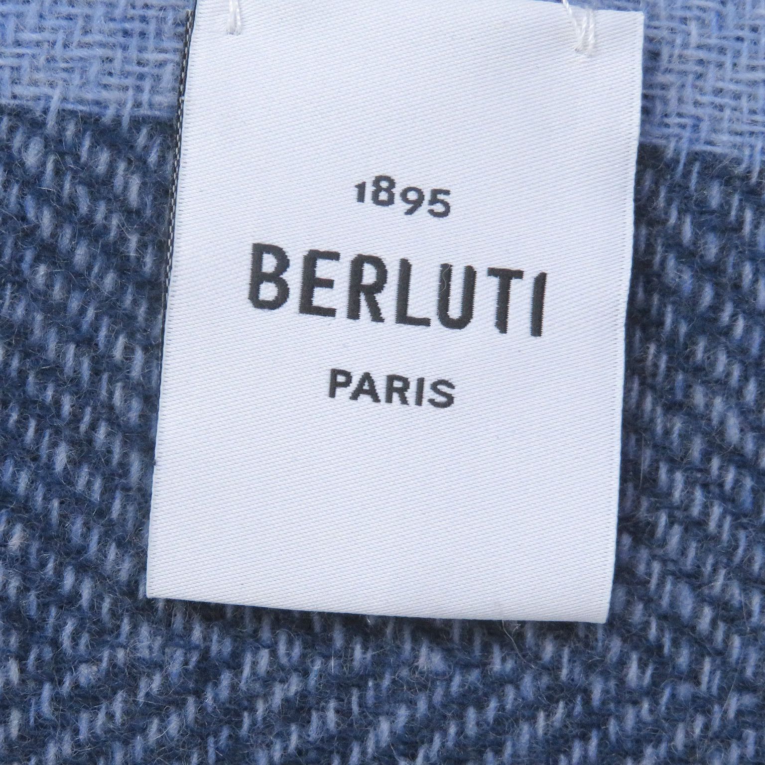 Berluti Berluti Berluti Calligraphy Scritto Wool Cashmere Scarf Textile Scarf DUTY FREE for USA Size ONE SIZE - 7 Thumbnail