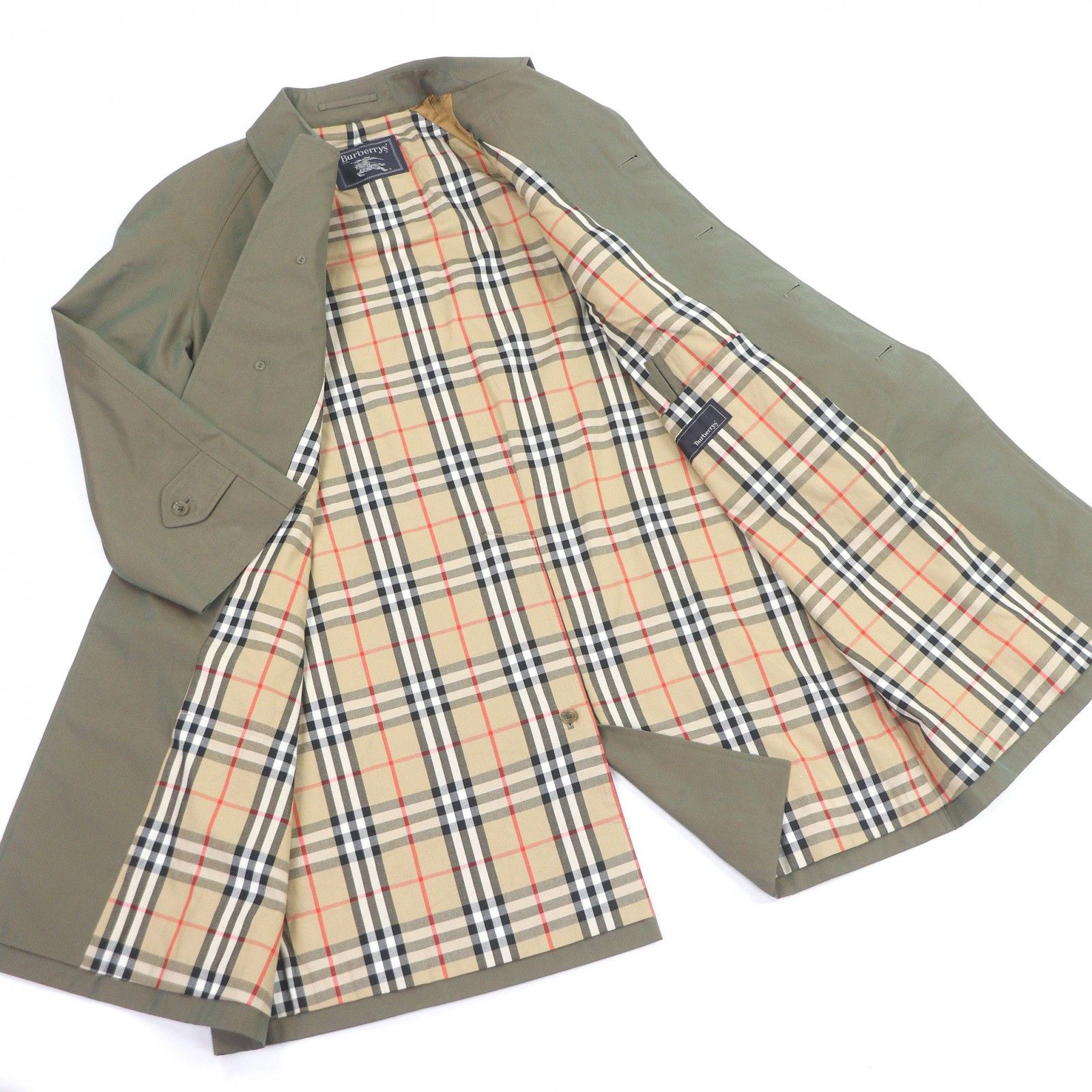 Burberry Burberry Burberrys Nova Check Cotton Coat Textile Outerwear DUTY FREE for USA Size ONE SIZE - 3 Thumbnail