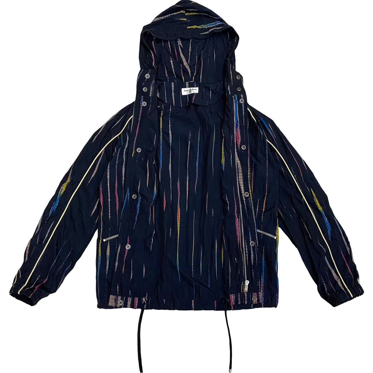 Yves Saint Laurent Yves Saint Laurent Saint Laurent Paris Nylon Stripe Jacket Textile Outerwear DUTY FREE for USA Size ONE SIZE - 6 Thumbnail