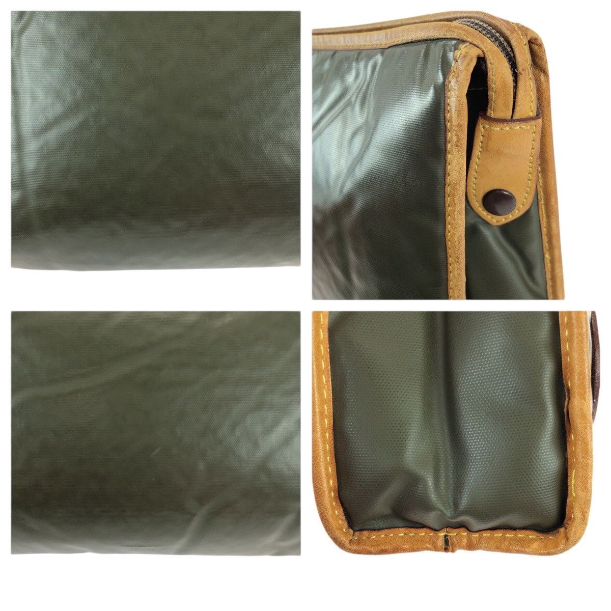Other Other Hunting World BATTUE CROSS Nylon Leather Clutch Bag Textile Clutch Bag DUTY FREE for USA Size ONE SIZE - 5 Thumbnail