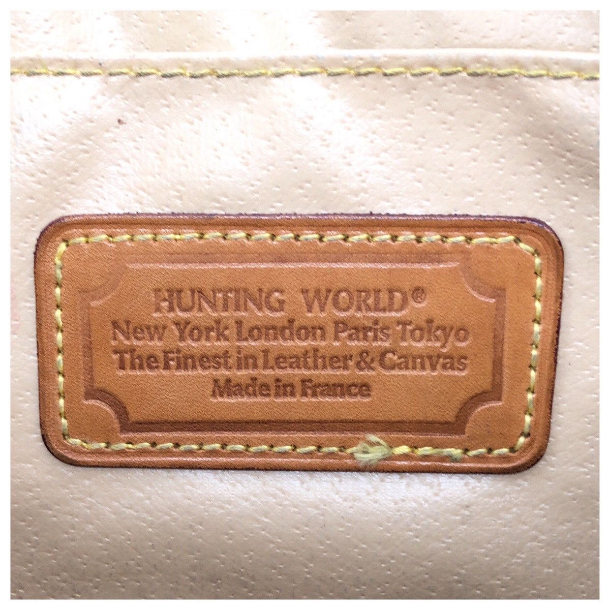 Other Other Hunting World BATTUE CROSS Nylon Leather Clutch Bag Textile Clutch Bag DUTY FREE for USA Size ONE SIZE - 4 Thumbnail
