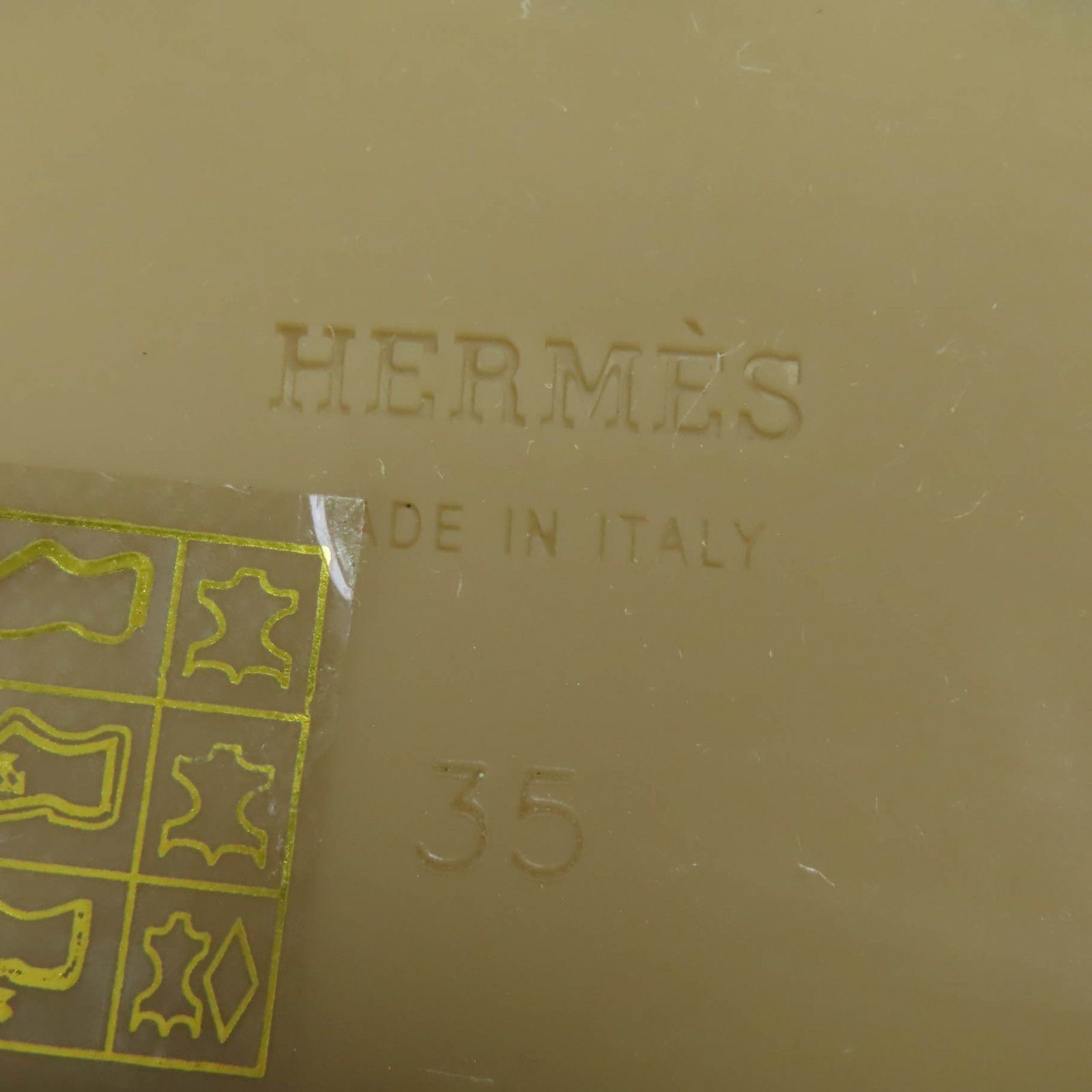 Hermes Hermes Hermès Faubourg H logo Metal Suede Loafers Leather Shoes DUTY FREE for USA Size ONE SIZE - 11 Thumbnail