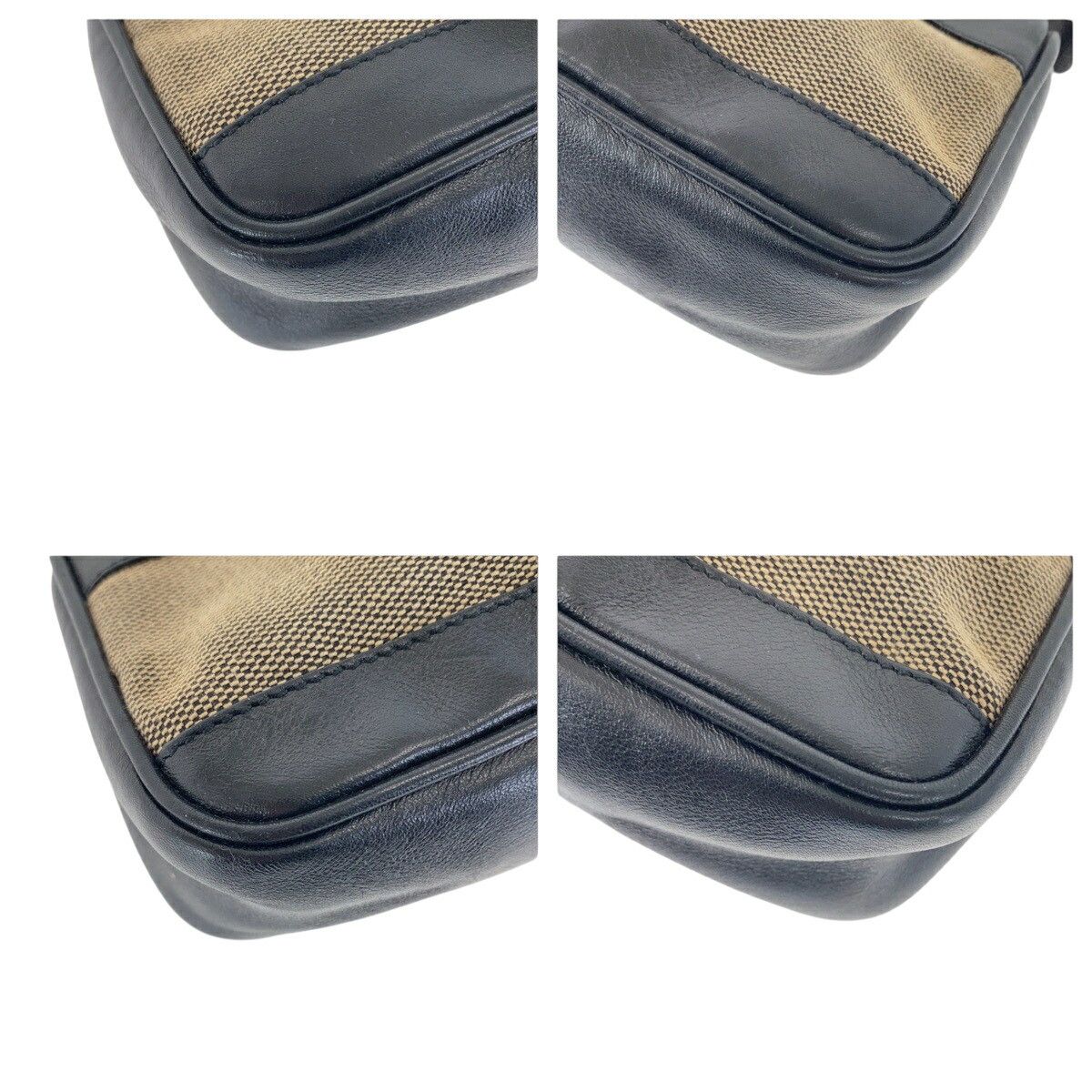 Gucci Gucci Gucci Canvas/Leather Handbag Textile Handbag 92820 DUTY FREE for USA Size ONE SIZE - 3 Thumbnail