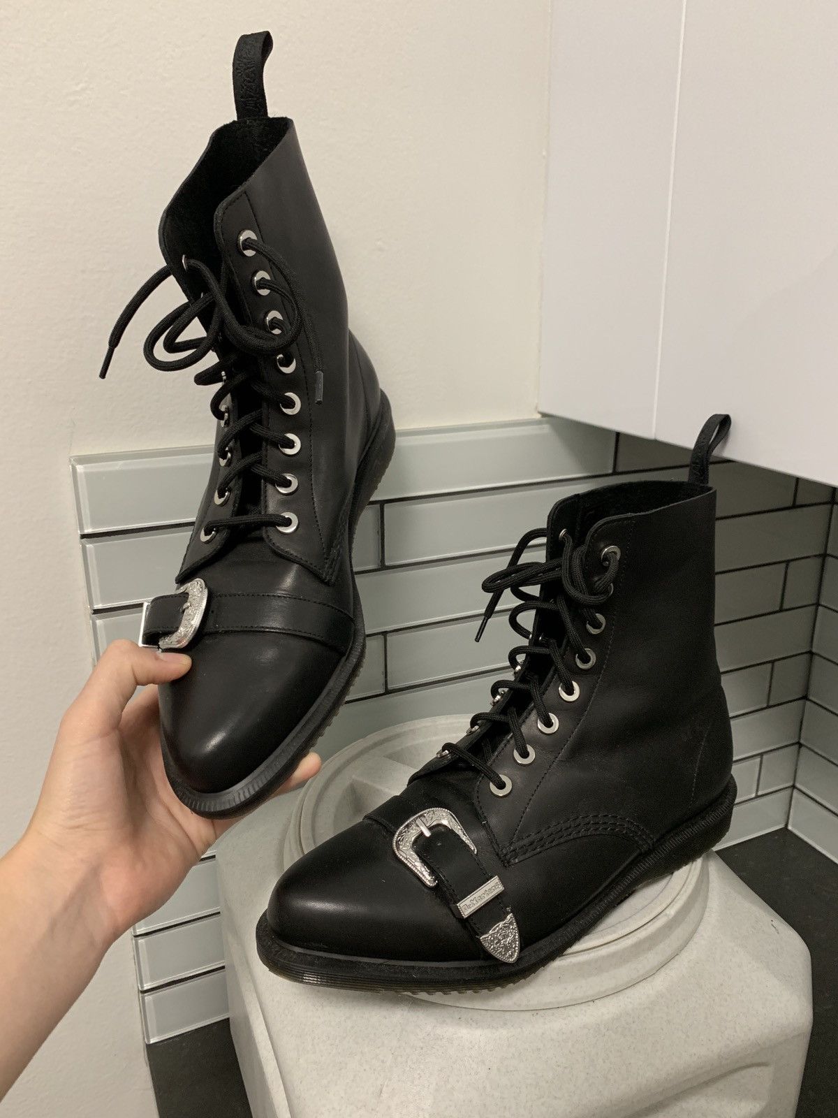 Dr. Martens Dr Martens 2018 Slim Buckle Boots Size US 9 / EU 42 - 2 Thumbnail
