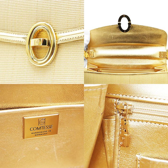 Other Other Comtesse Horsehair Leather Handbag Leather Handbag DUTY FREE for USA Size ONE SIZE - 10 Thumbnail