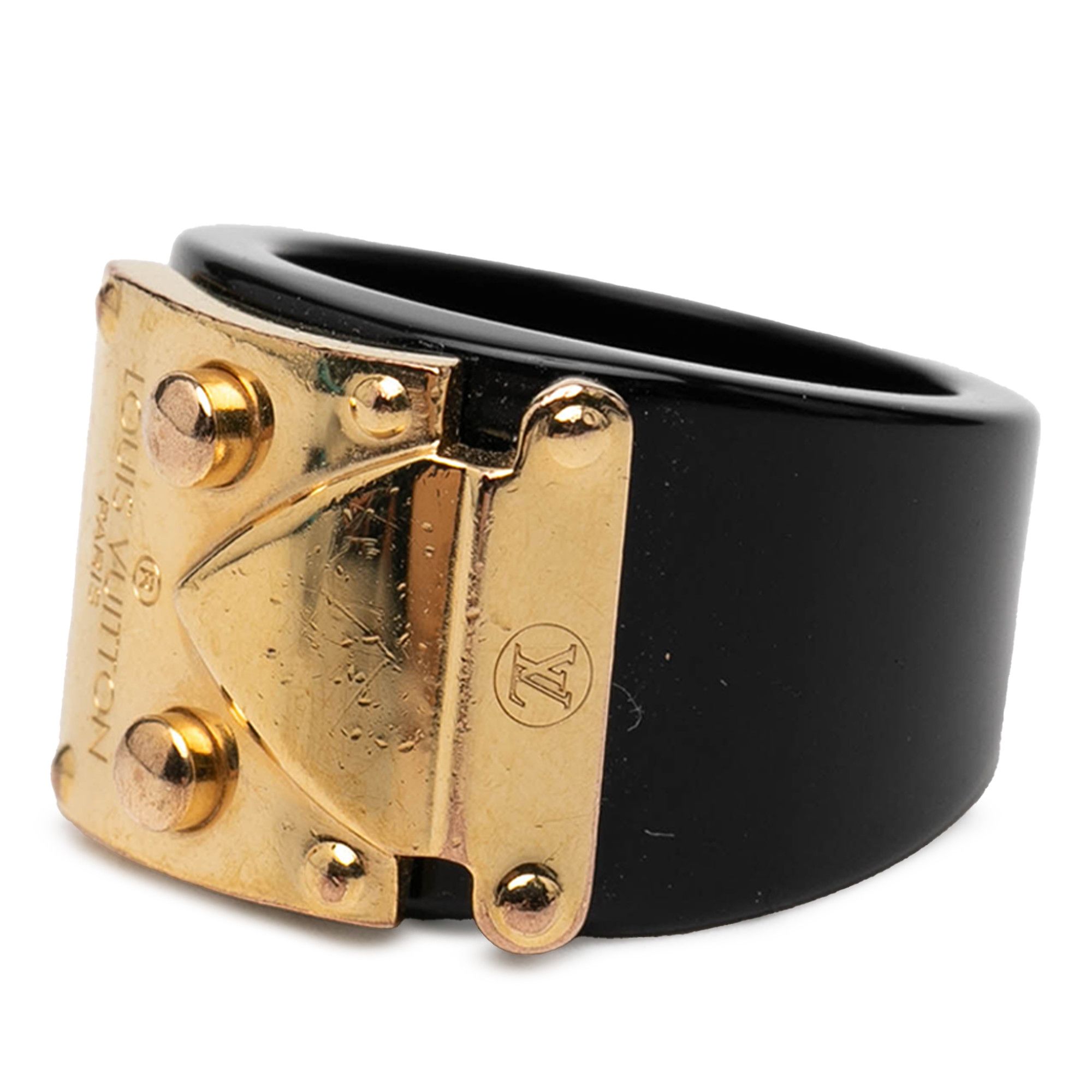 Louis Vuitton Louis Vuitton Resin Lock Me Ring L Size ONE SIZE - 2 Thumbnail