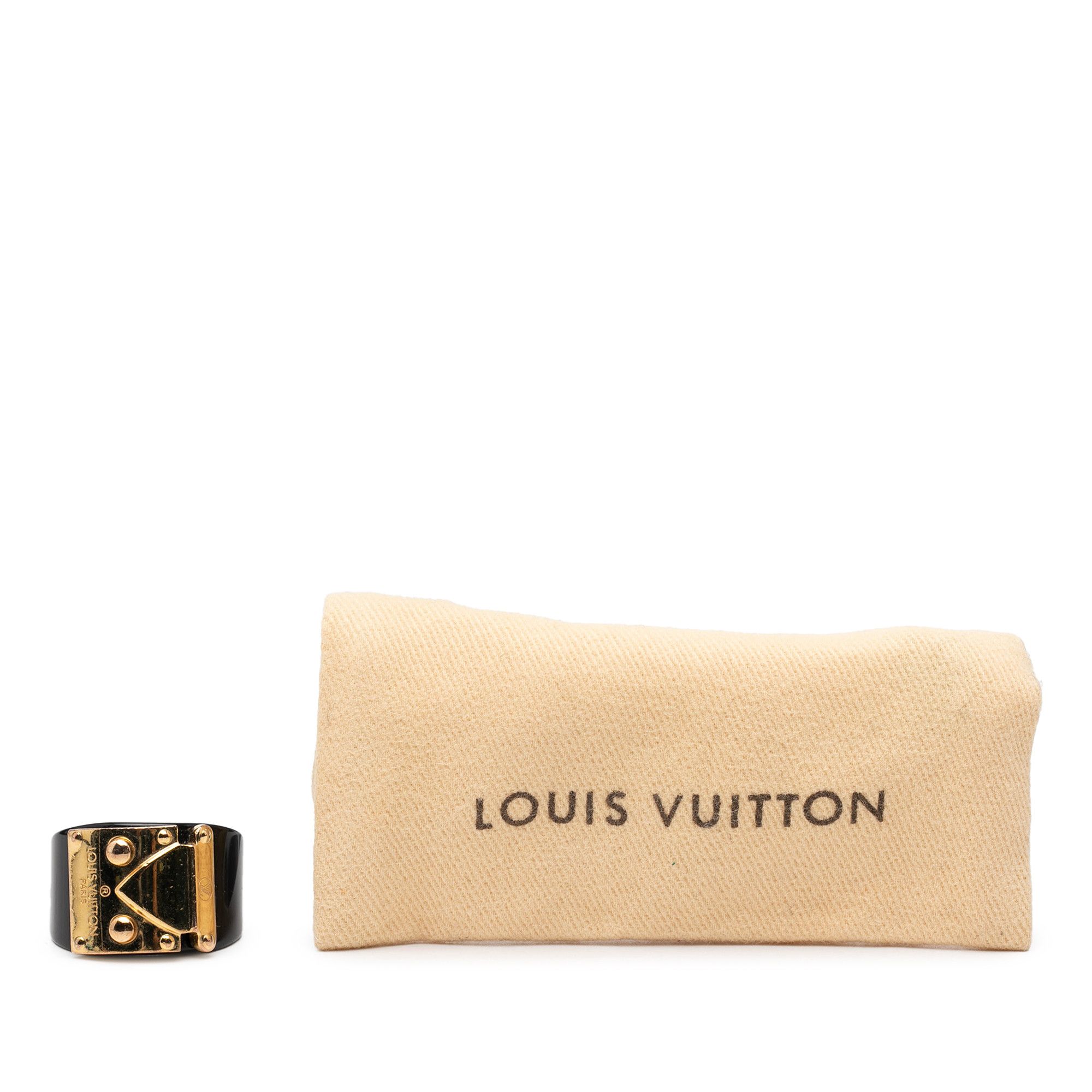 Louis Vuitton Louis Vuitton Resin Lock Me Ring L Size ONE SIZE - 5 Thumbnail