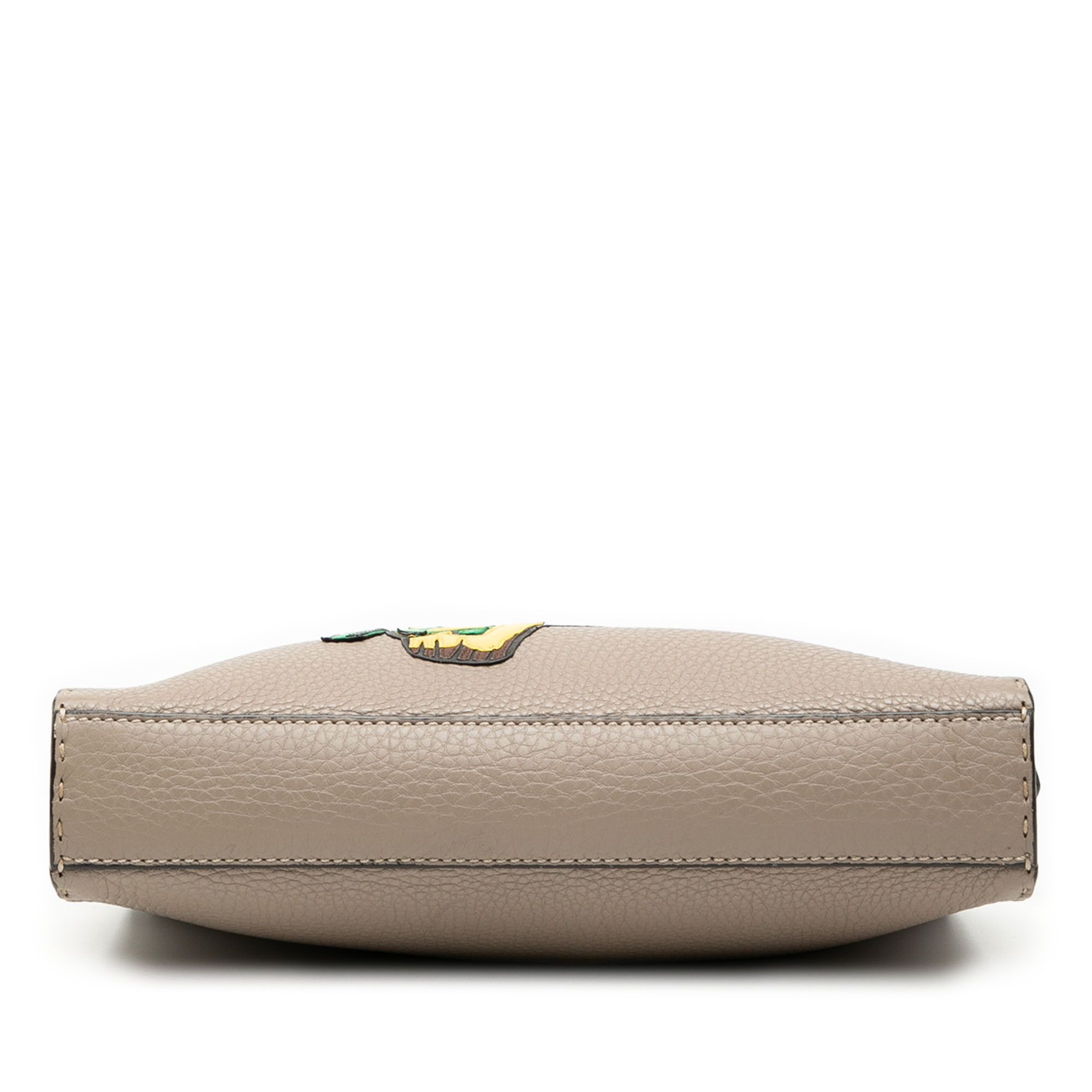 Fendi Fendi Sue Tilley Mini Calfskin Romano Selleria Banana Peekaboo Iconic Fit Satchel Size ONE SIZE - 3 Thumbnail